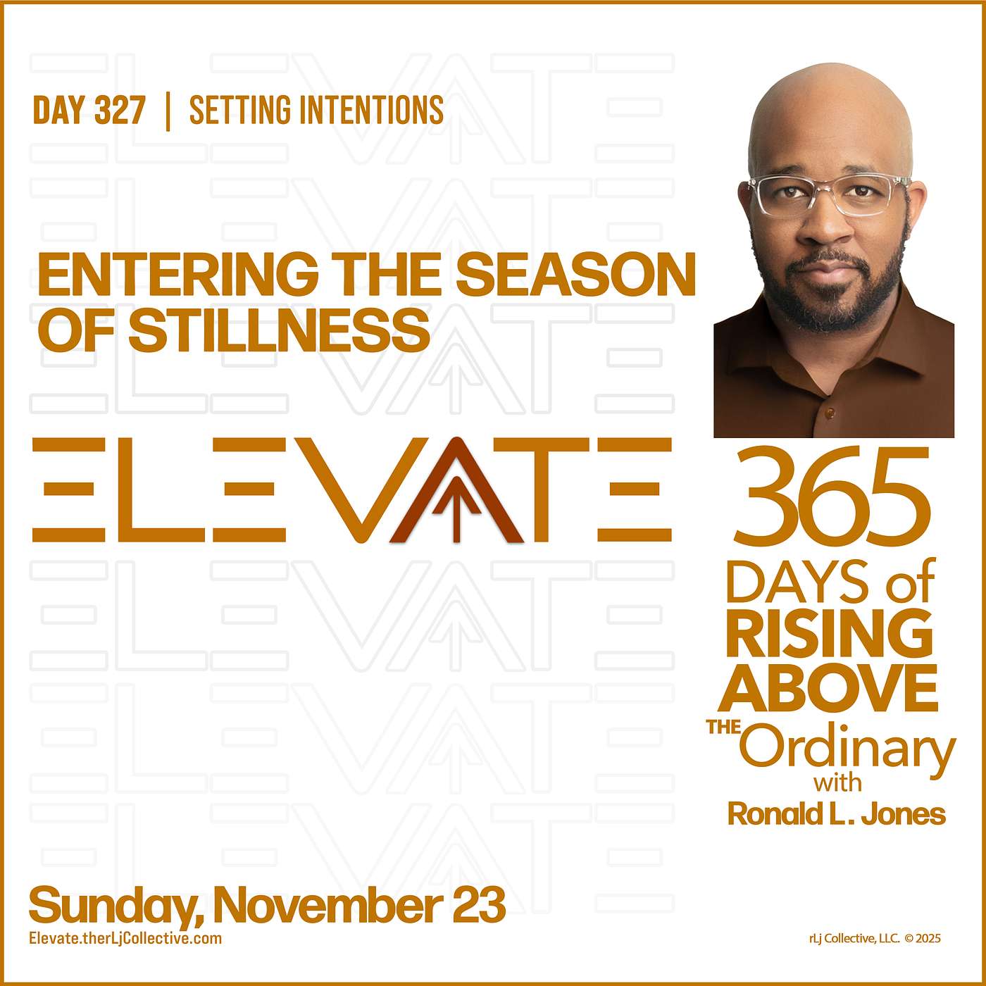 Day 327: Entering the Season of Stillness