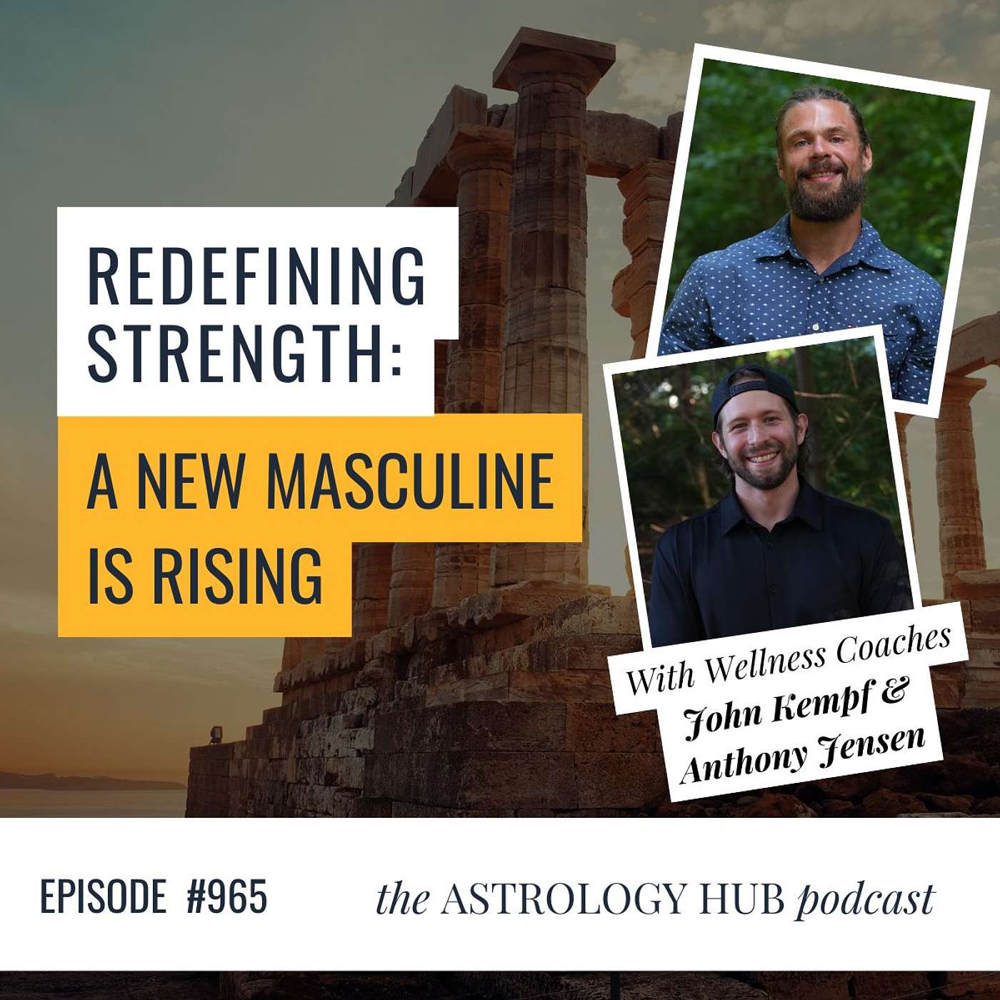 cover of episode A New Masculine is Rising w/ John Kempf & Anthony Jensen (ft. Christopher Renstrom & Divine Harmony)