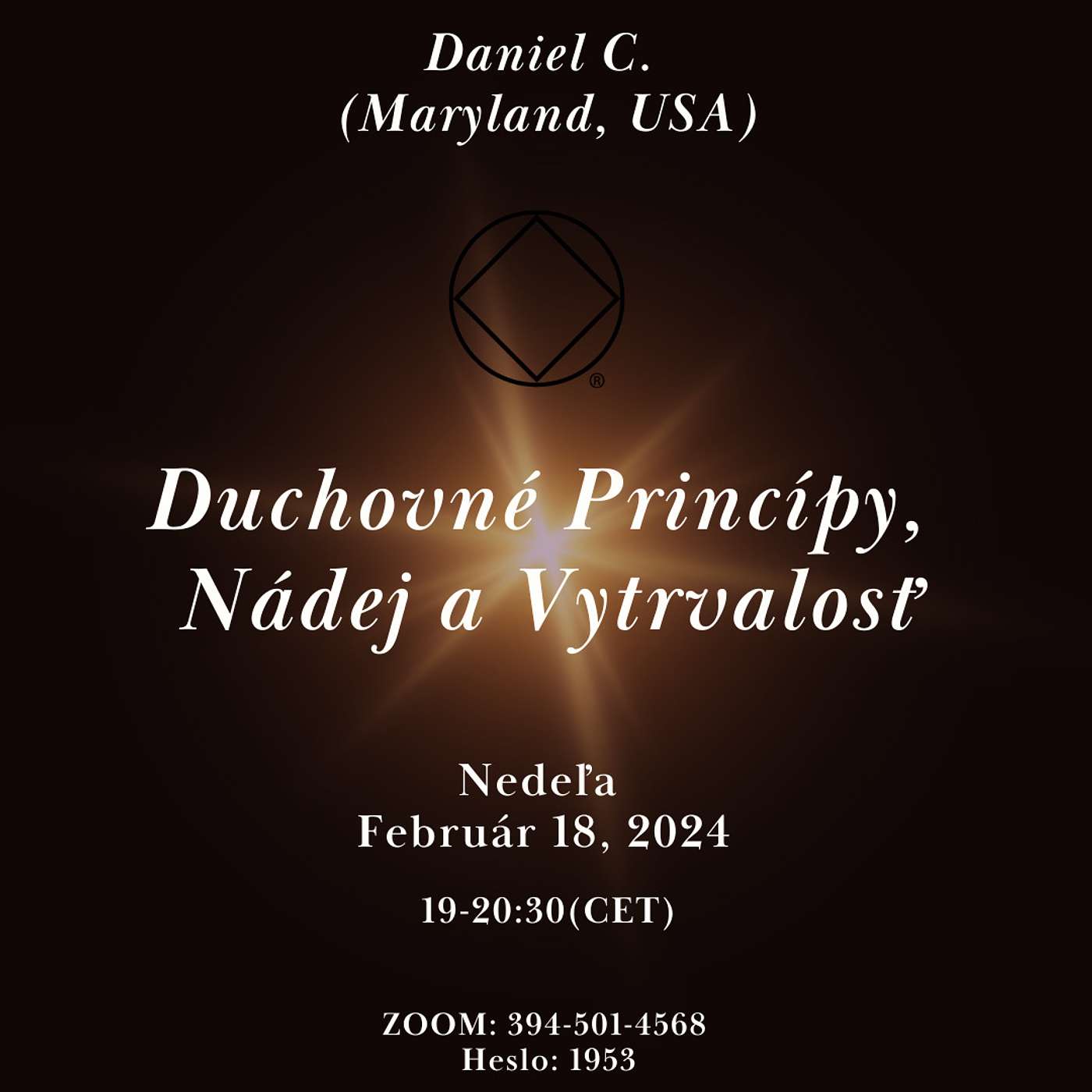 Daniel C. (Maryland, USA) Duchovné Princípy, Nádej a Vytrvalosť episode artwork