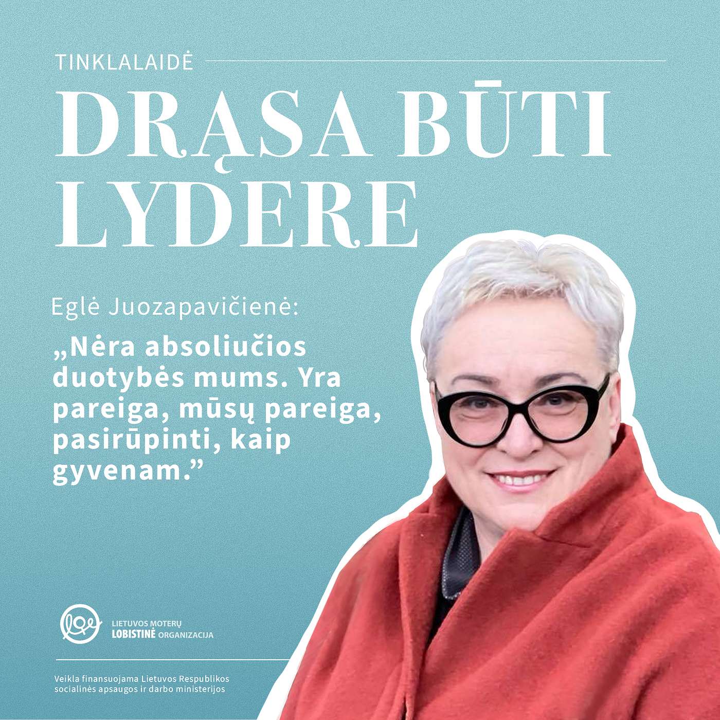 Drąsa būti lydere