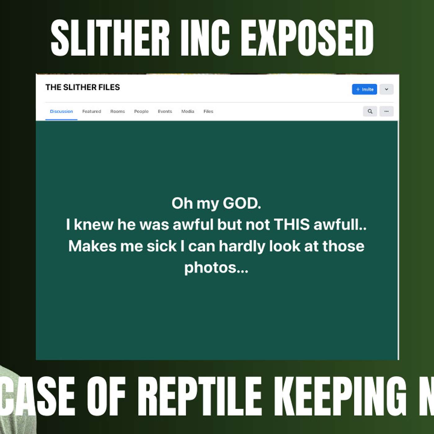 Is Slither Inc the worse case of reptile keeping neglect to be EXPOSED? | Reptile Community Friday's