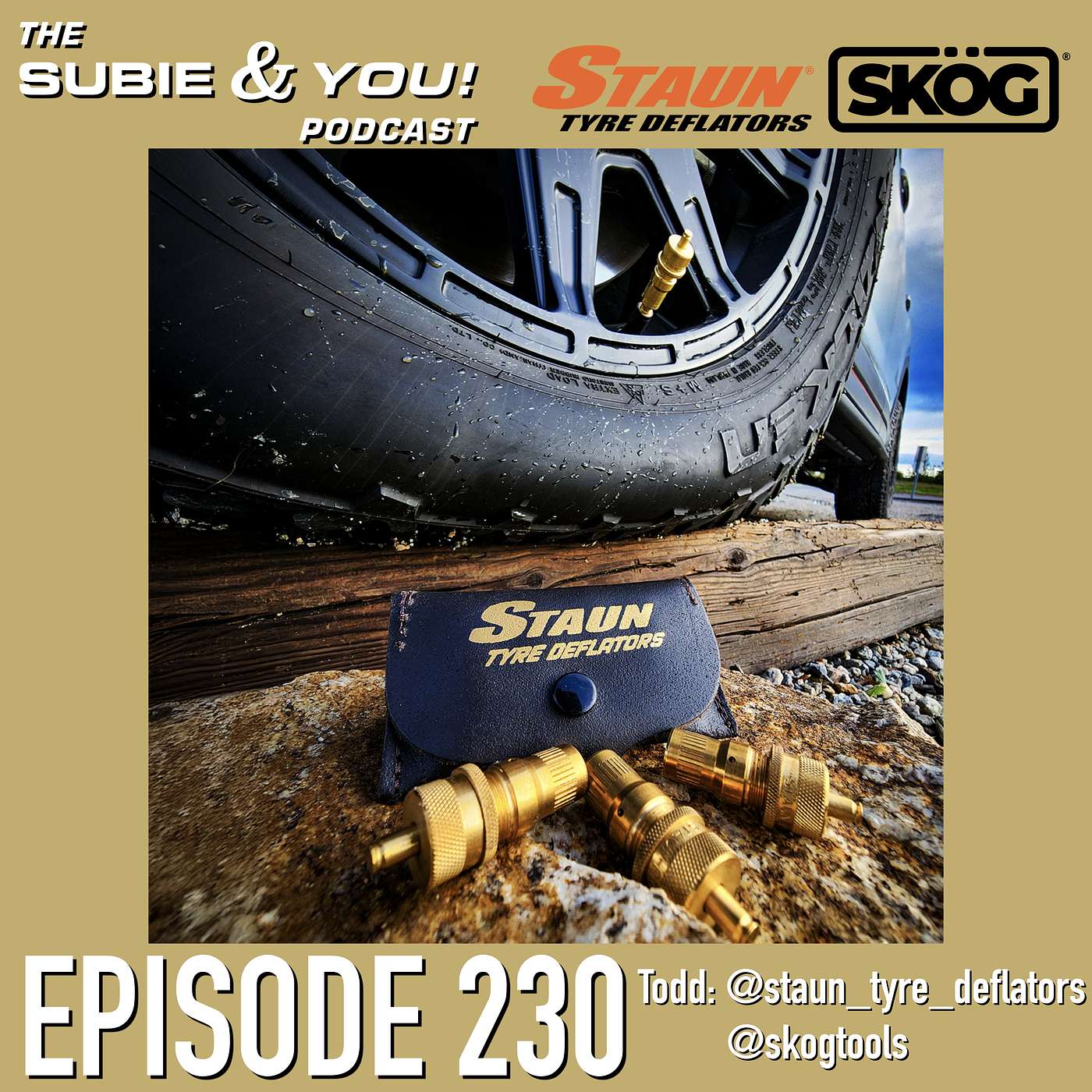 S&YE230 - Staun Tyre Deflators - SKOG Tools