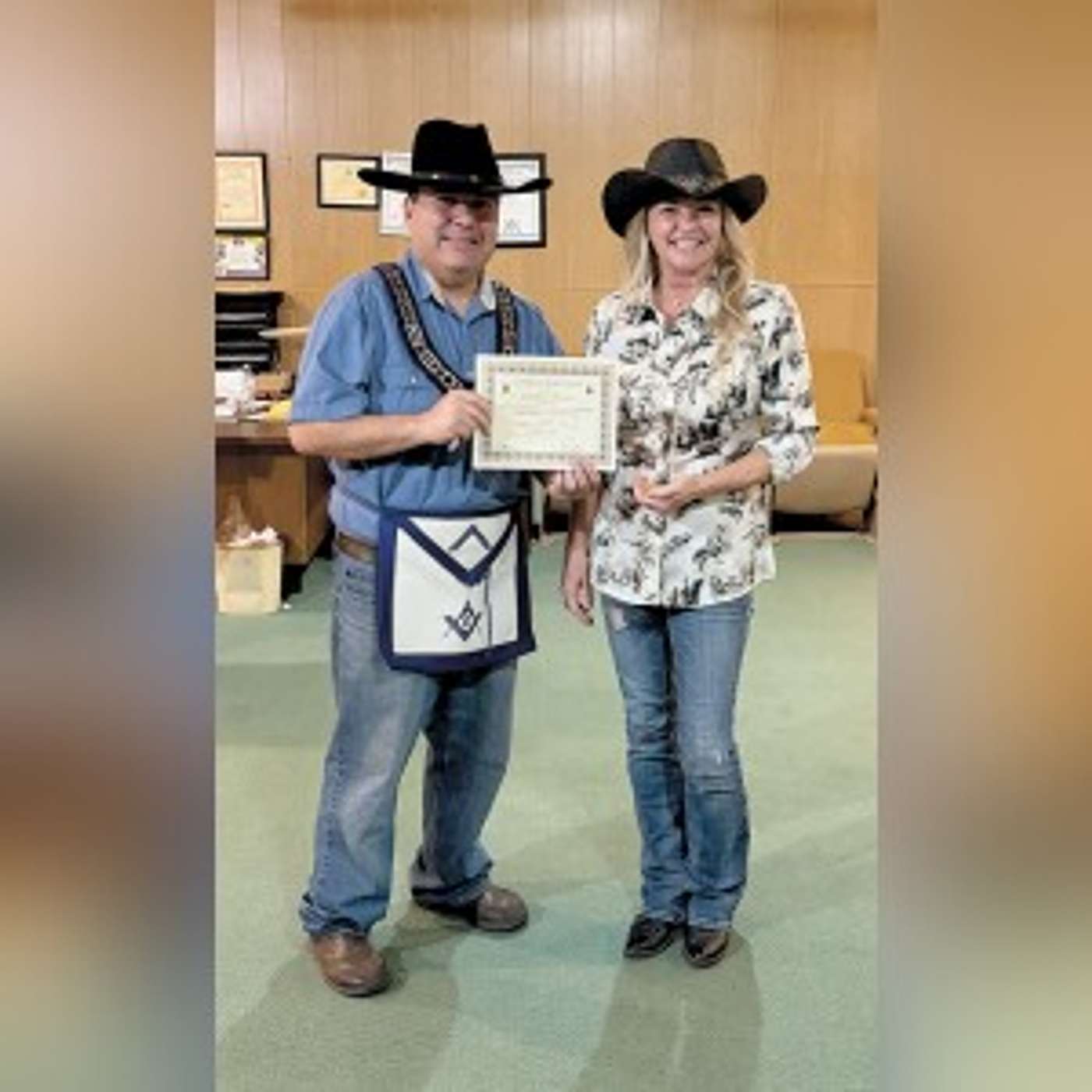 Masons recognize LoriDawn Messuri as Community Builder episode artwork