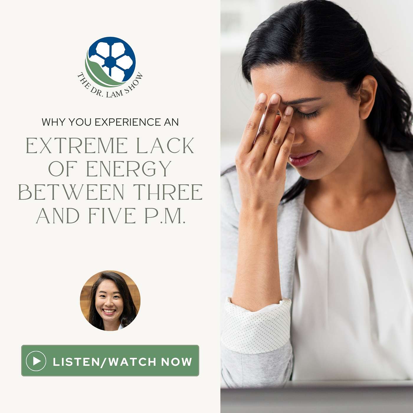 Why You Experience an Extreme Lack of Energy Between Three and Five P.M
