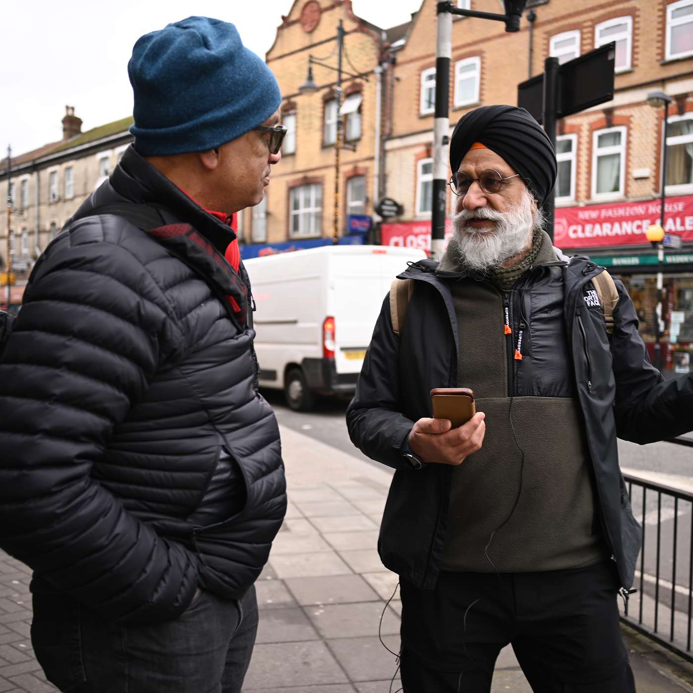 Walking pedagogies in Southall: Dr Gurnam Singh and Rahul Patel