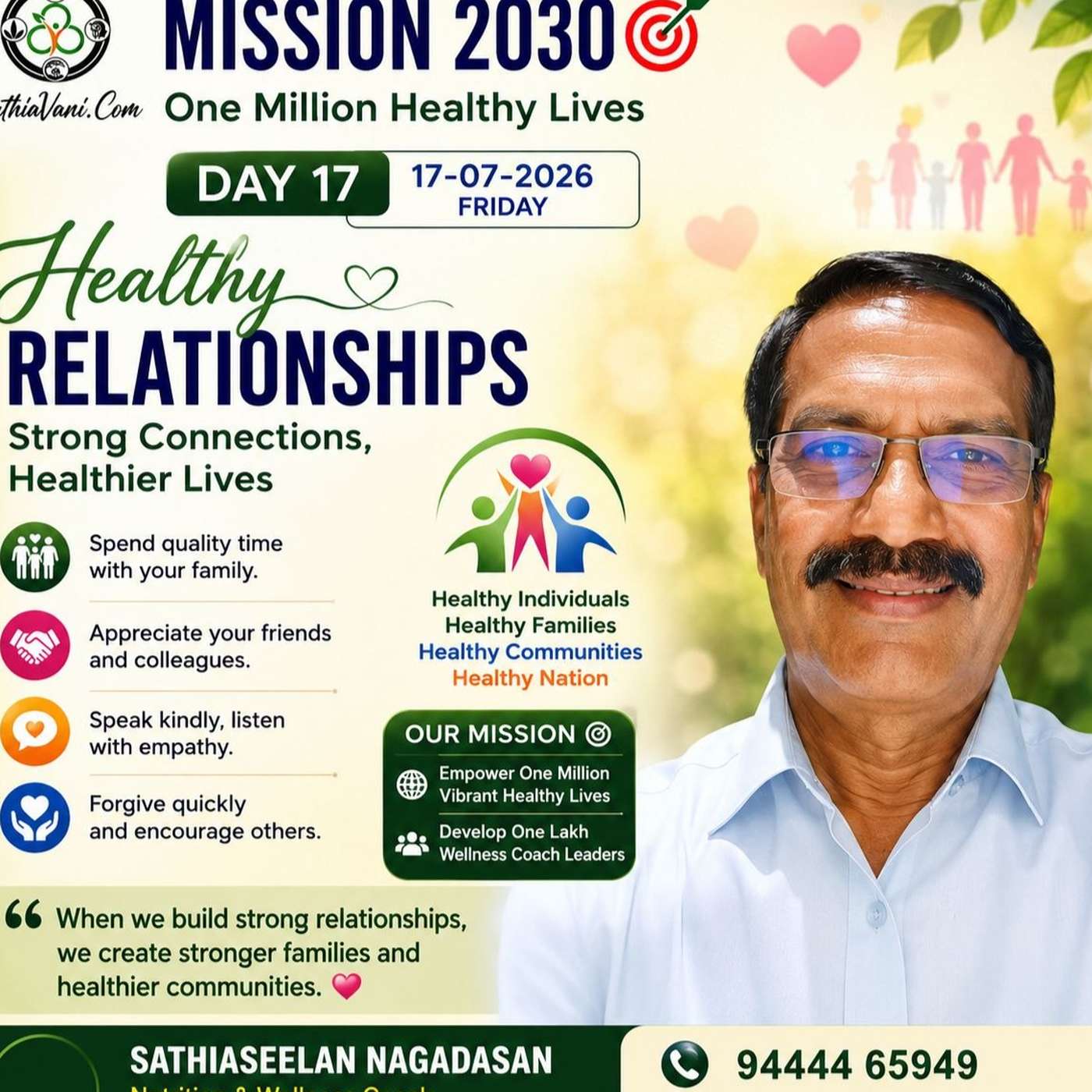 Mission 2030 –Day-17(17-07-2026) Episode 17 | Healthy Relationships | Strong Connections, Healthier Lives episode artwork