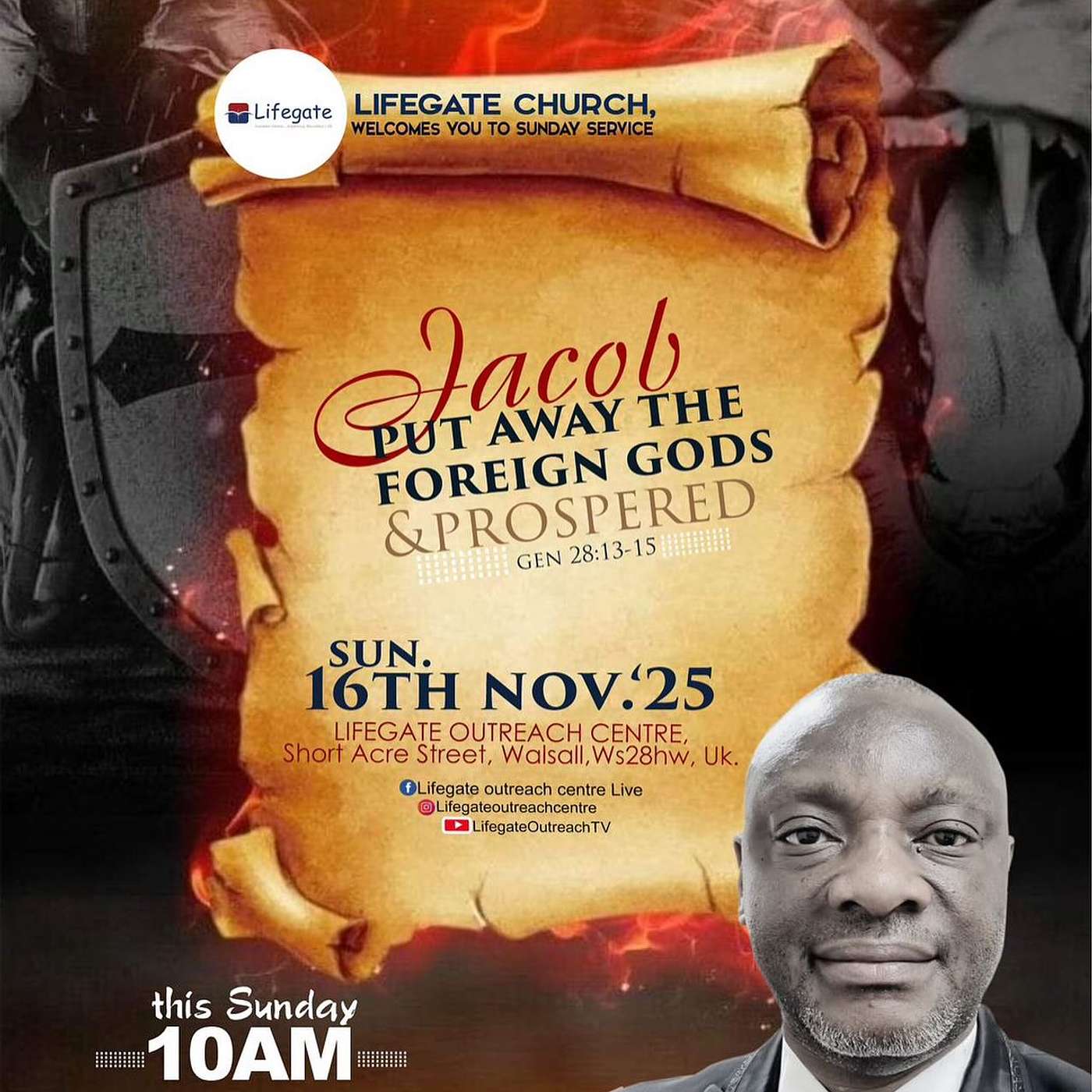 Jacob Put Away the Foreign gods and Prospered (Session 3) - Lifegate Church - 16.11.25 episode artwork