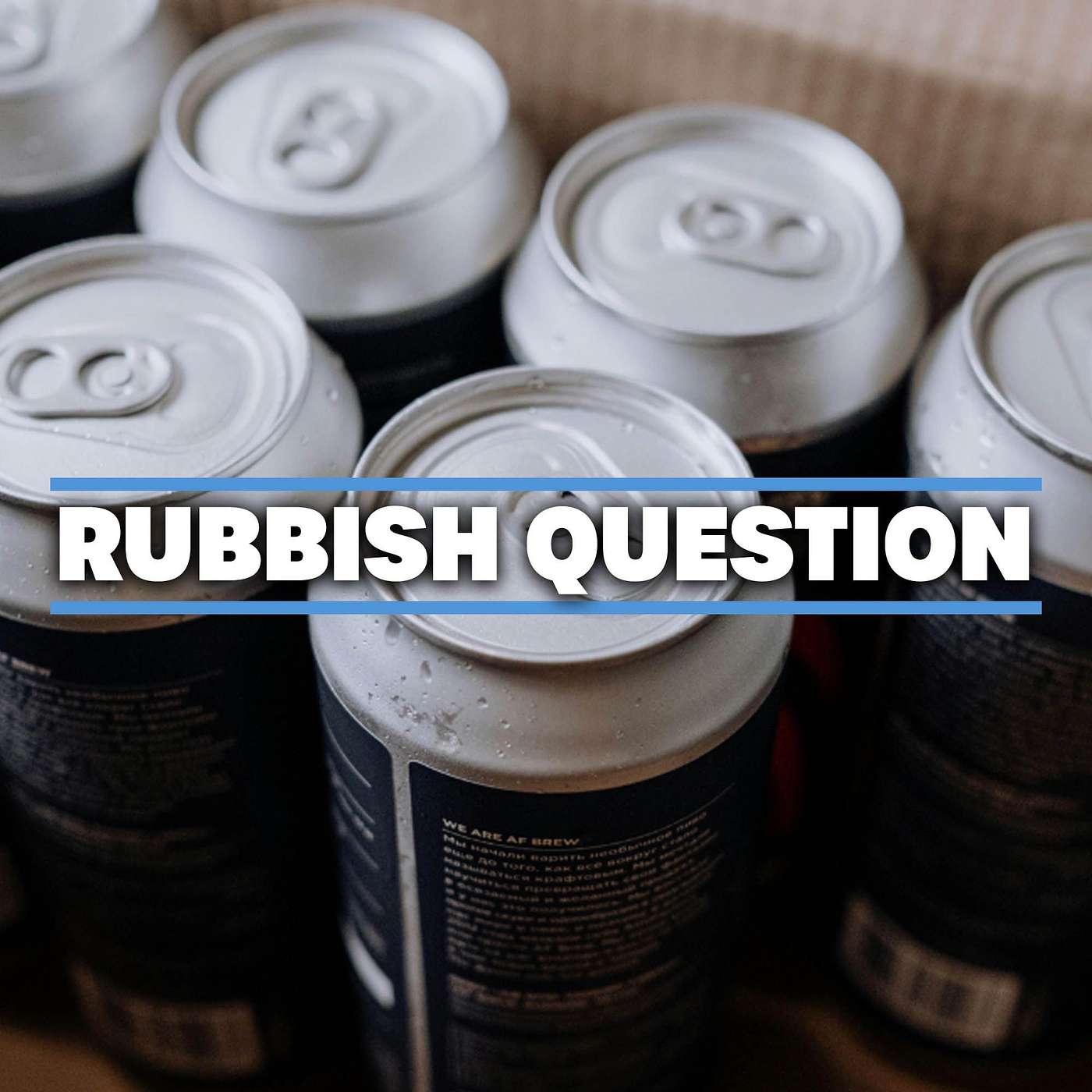 Are beer cans with paper wraps recyclable?