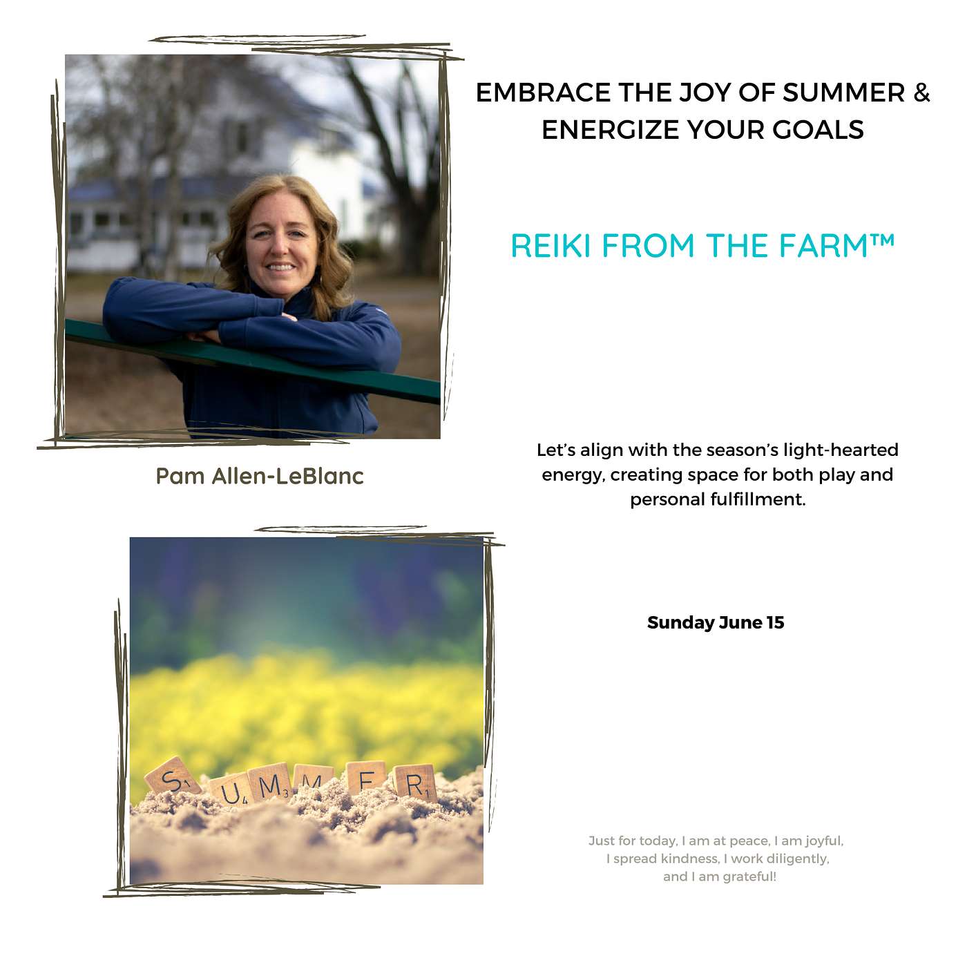 Embrace the Joy of Summer & Energize Your Goals (from the share)
