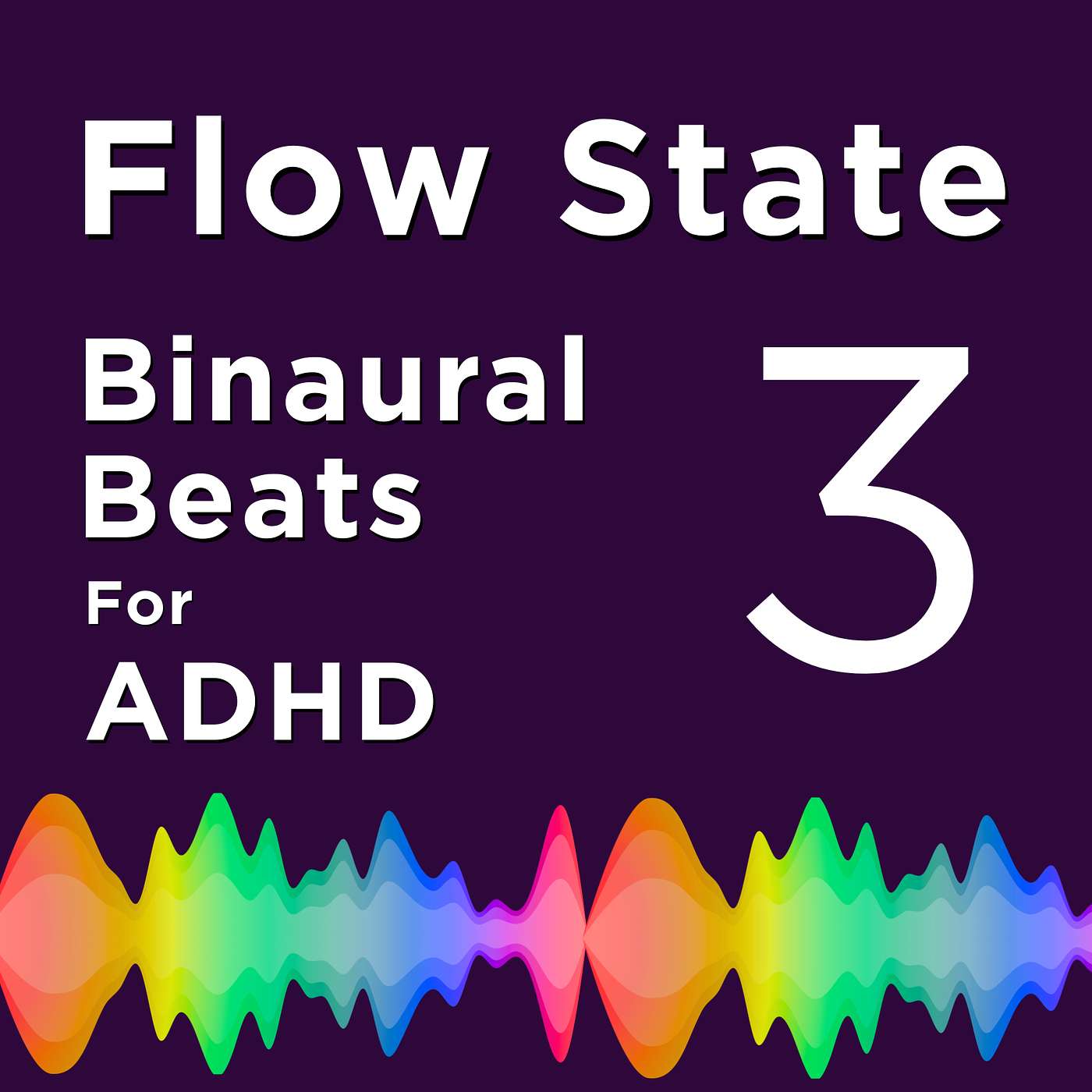 BINAURAL BEATS No.3 with Bubbles! Deep Focus Audio LOOP for ADHD ADD & ASD for Focus + Clarity
