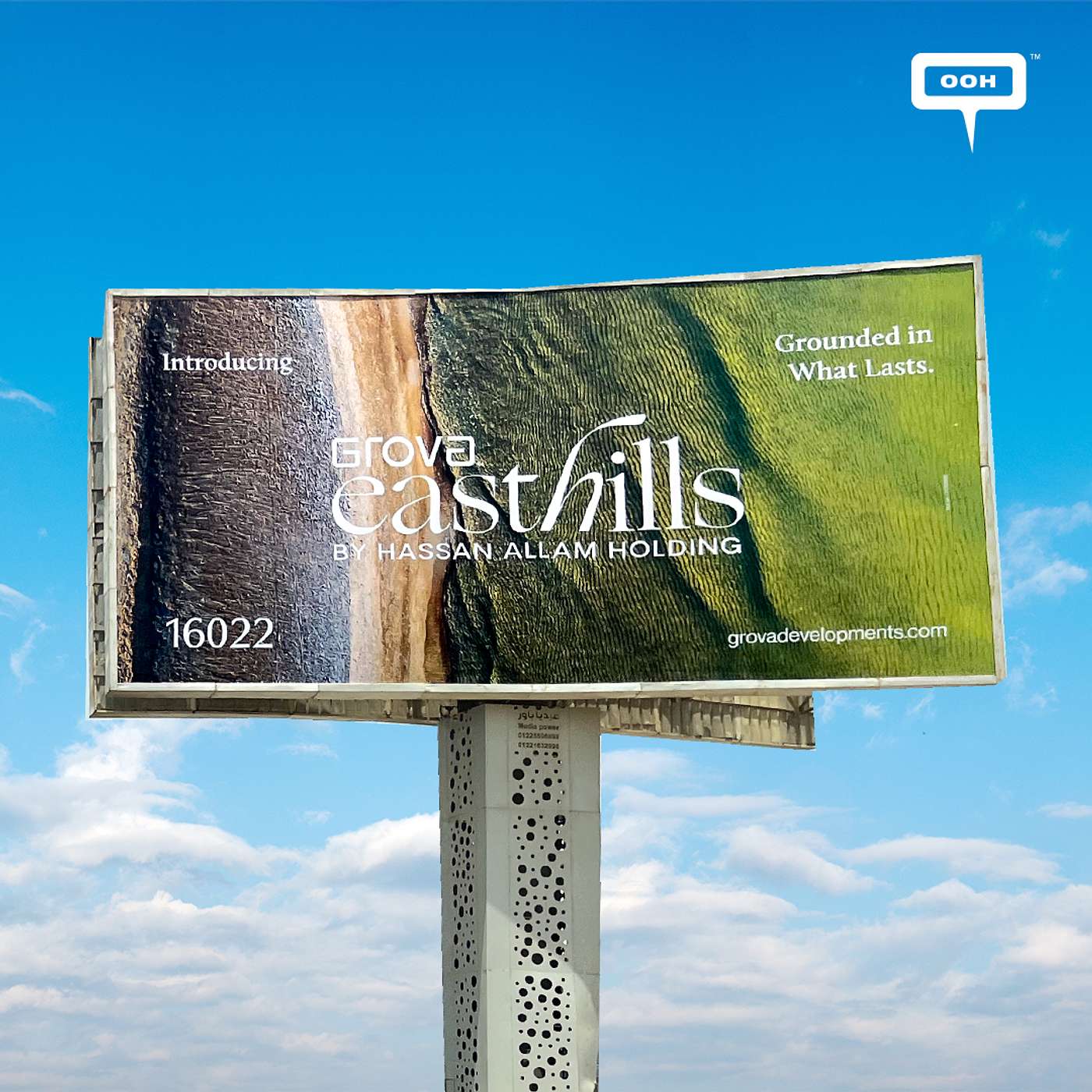 Grova Easthills Takes Over Cairo OOH With “Grounded In What Lasts” Campaign