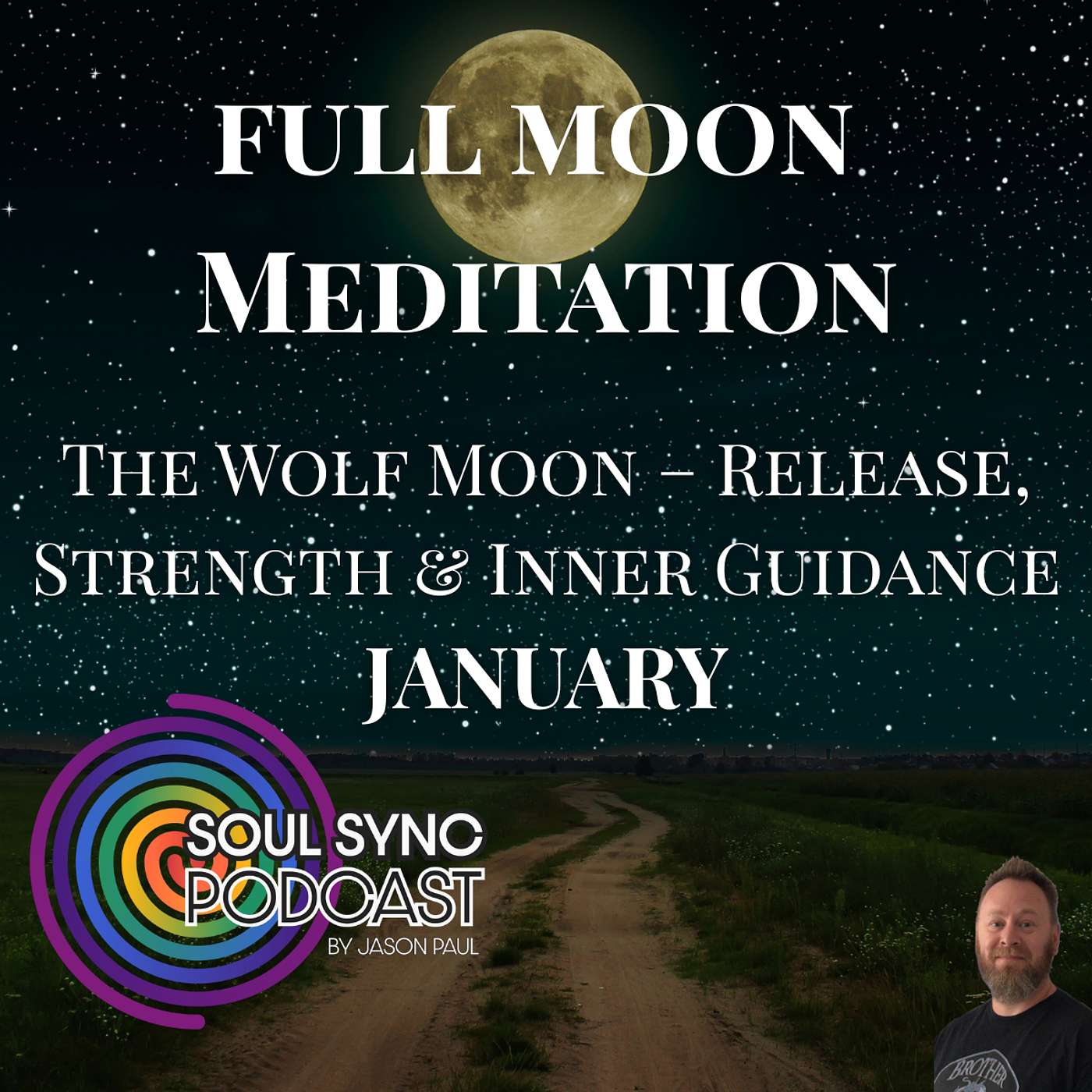 January Full Moon Meditation 🌕 | The Wolf Moon – Release, Strength & Inner Guidance
