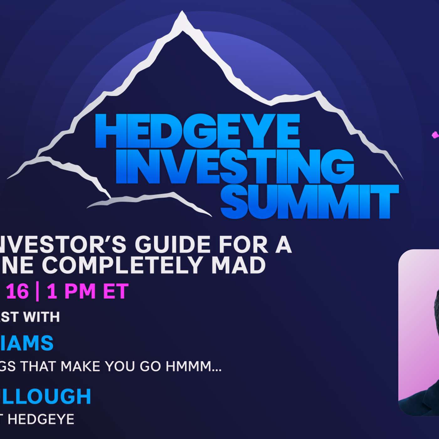 Grant Williams | A Sober Investor's Guide For A World Gone Completely Mad (Hedgeye Investing Summit)