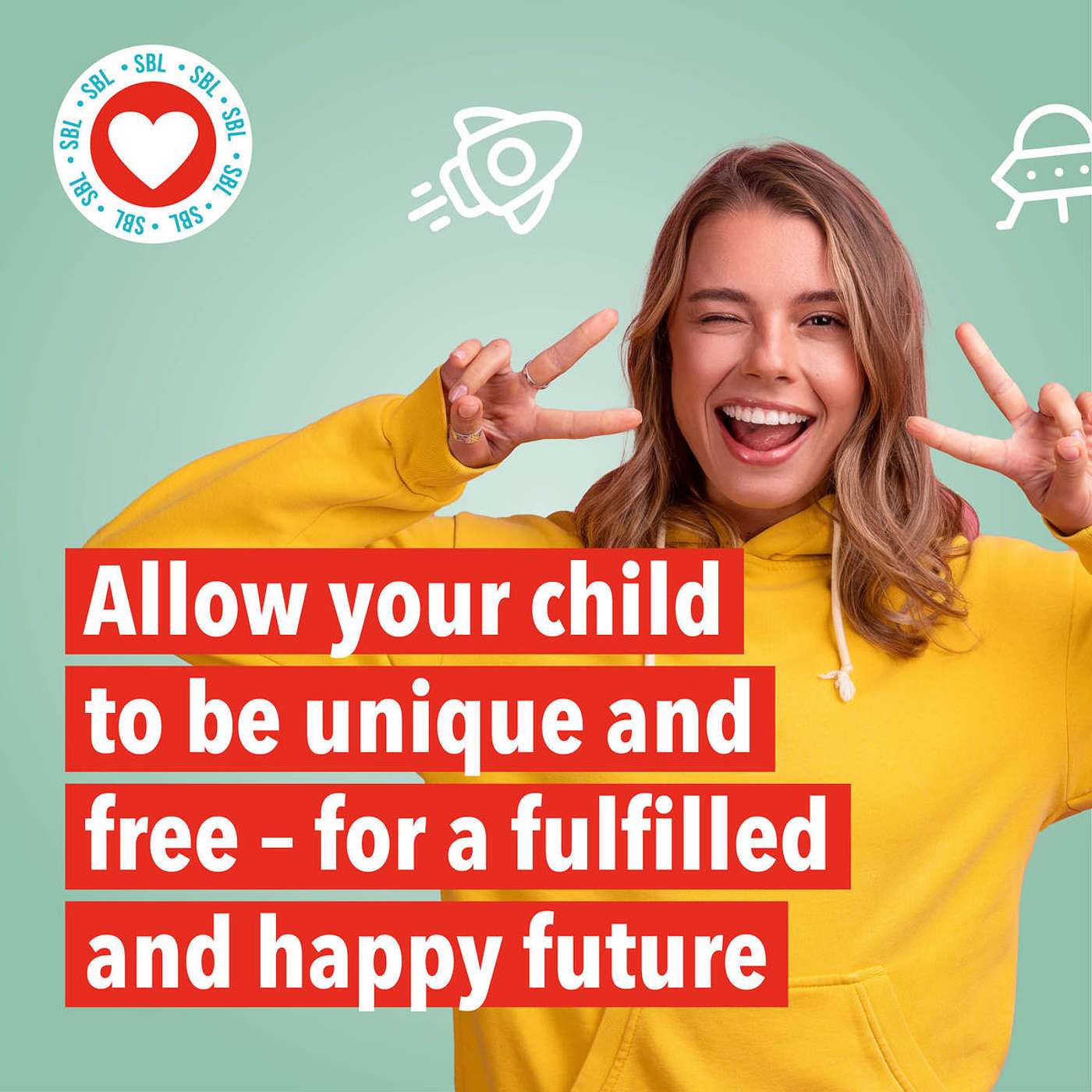 Allow your child to be unique and free - for a fulfilled and happy future