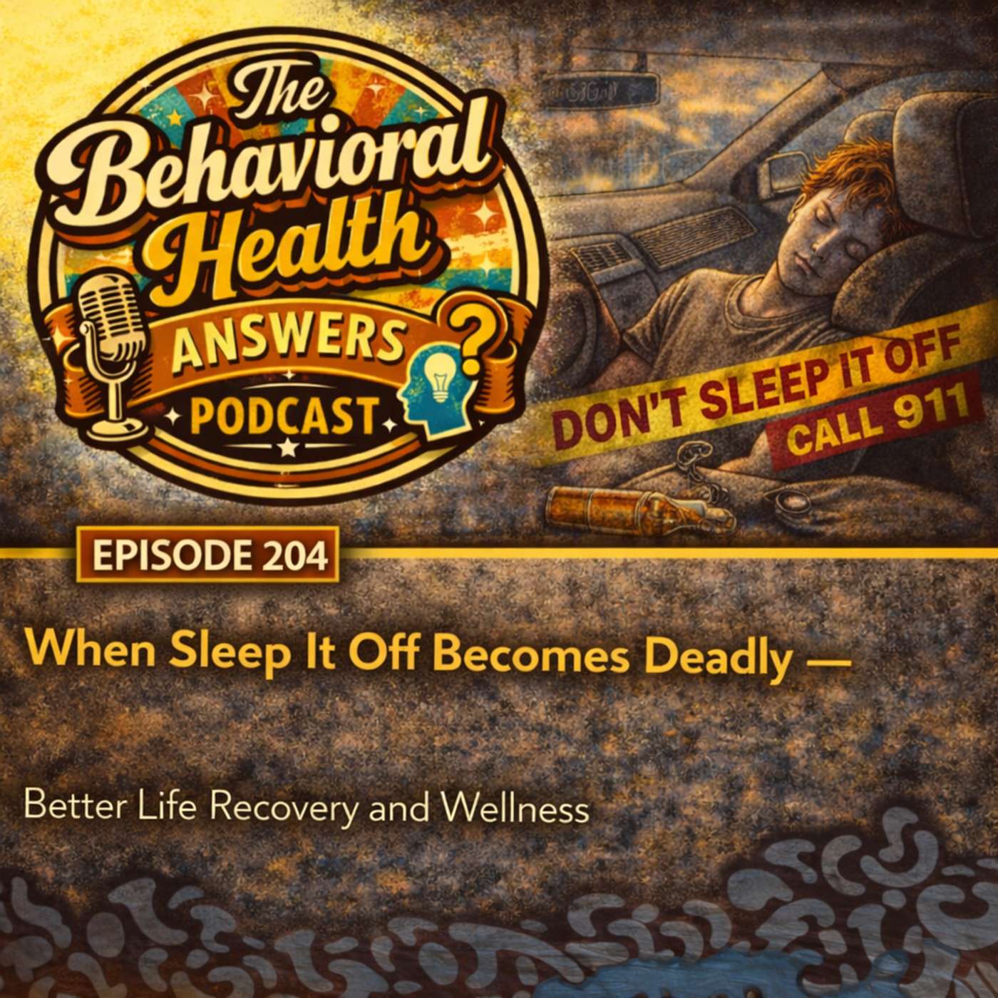 Episode 204: When Sleep It Off Becomes Deadly | Better Life Recovery and Wellness episode artwork