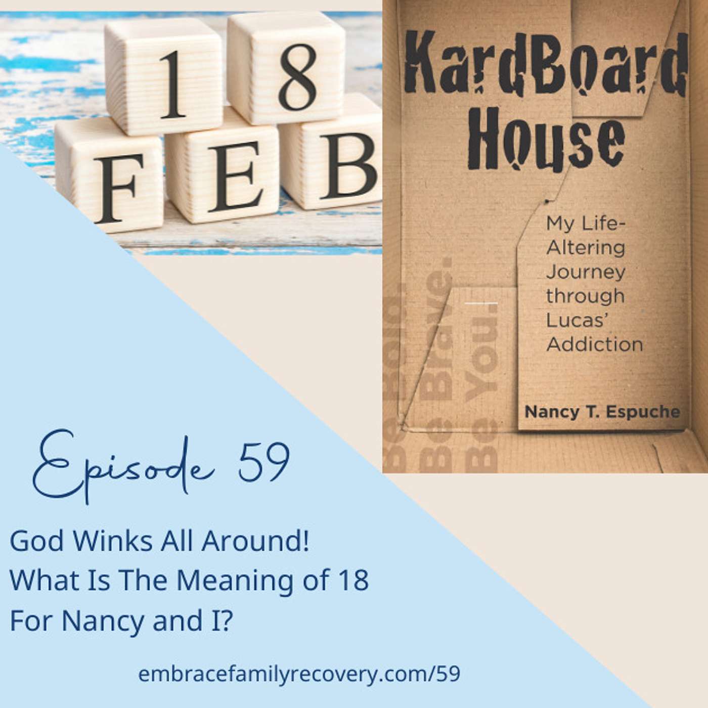 Ep 59 - God Winks All Around! What Is The Meaning of 18 For Nancy and I?