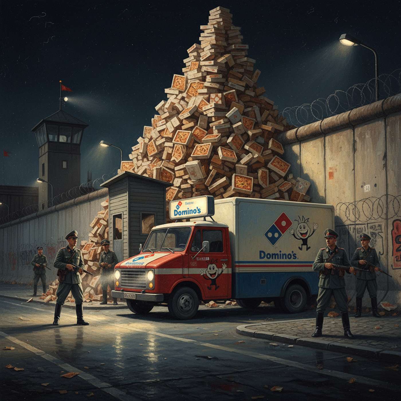 The Greasy, Cheesy Collapse of the Berlin Wall episode artwork