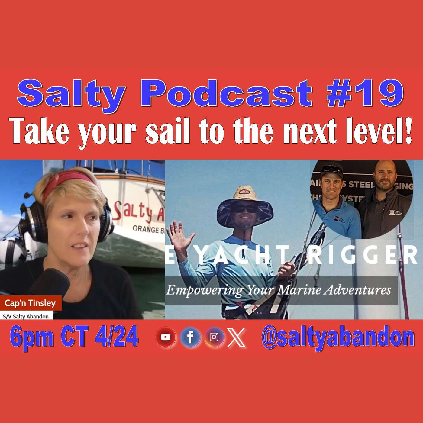Salty Podcast 19 | ⛵🛠️ Sailboat Outfitting/Repairs: Expert Advice from Yacht Rigger in St. Petersburg, FL 🌴⚓