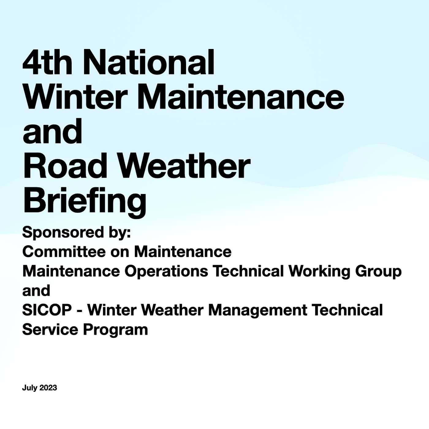 Episode 75: 4th National Briefing - Maintenance Operations TWG episode artwork