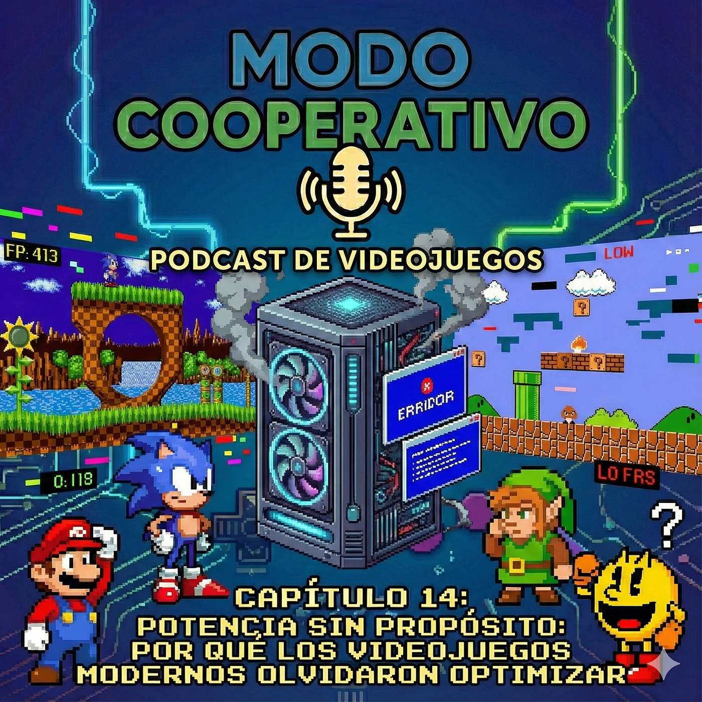 Episodio 14: Potencia sin propósito: por qué los videojuegos modernos olvidaron optimizar episode artwork
