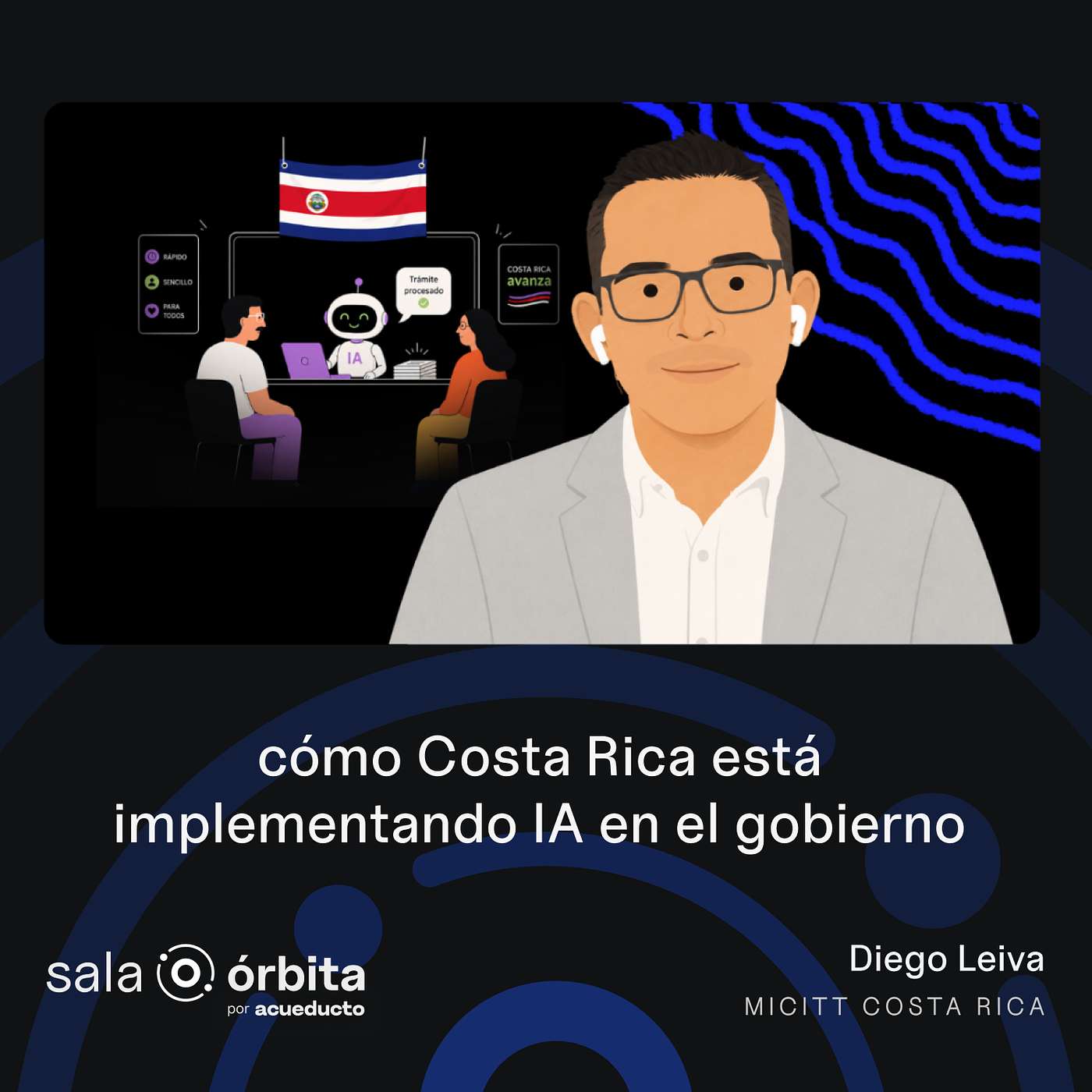 EP32: Cómo Costa Rica está implementando IA en el gobierno, Diego Leiva - MICITT Costa Rica episode artwork