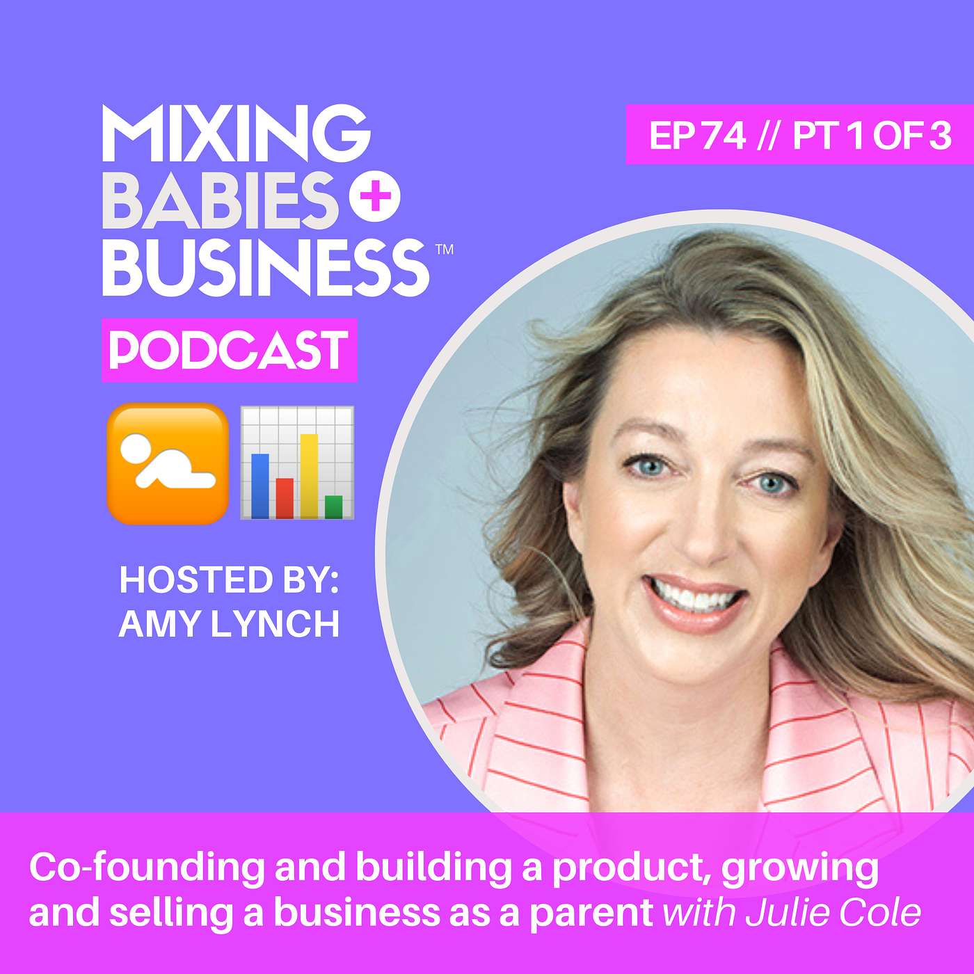 074 | Co-founding and building a product, growing and selling a business as a parent with Julie Cole | PT 1