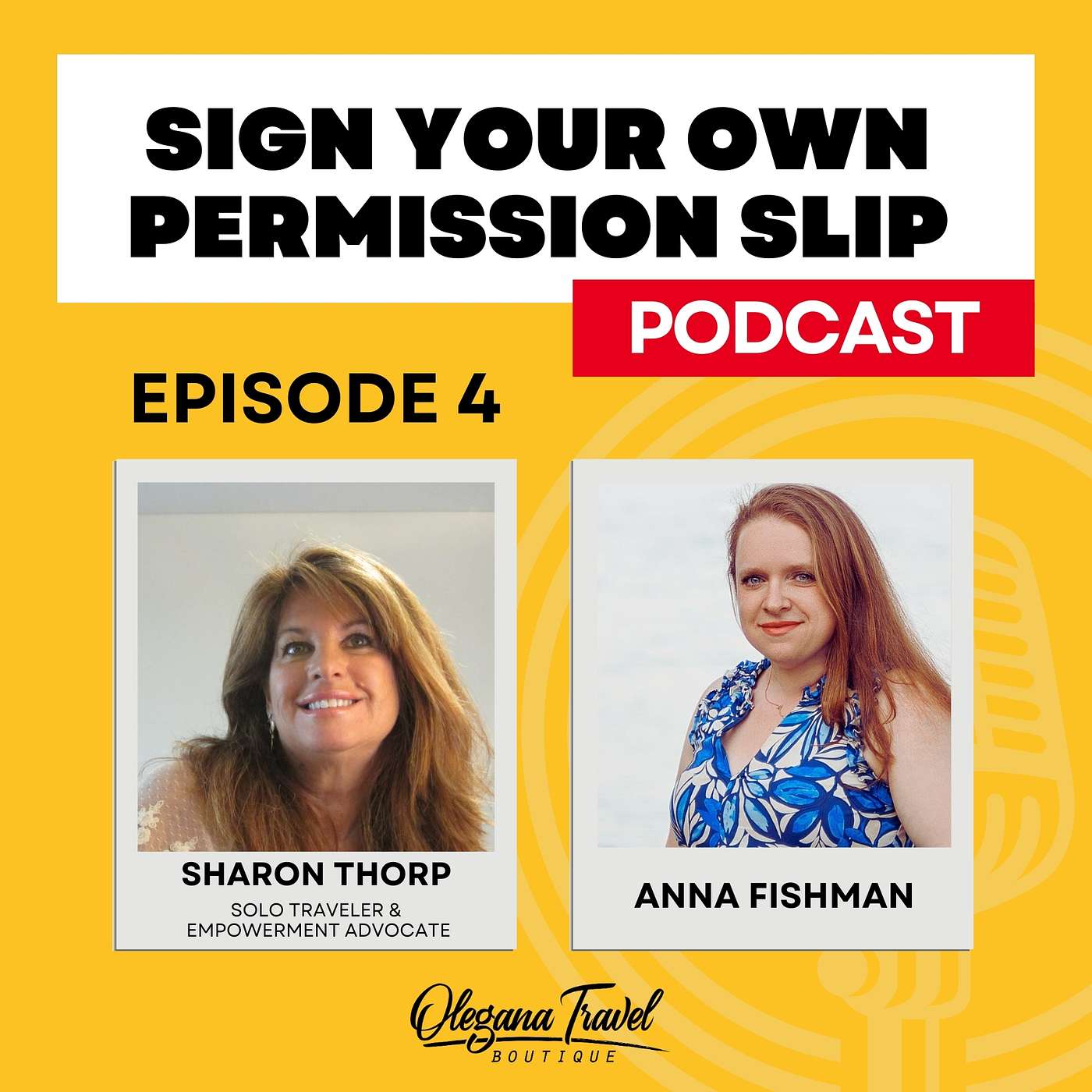Permission Slips - Ep4 - Sharon Thorp, Permission to travel in your 60ies after a divorce episode artwork