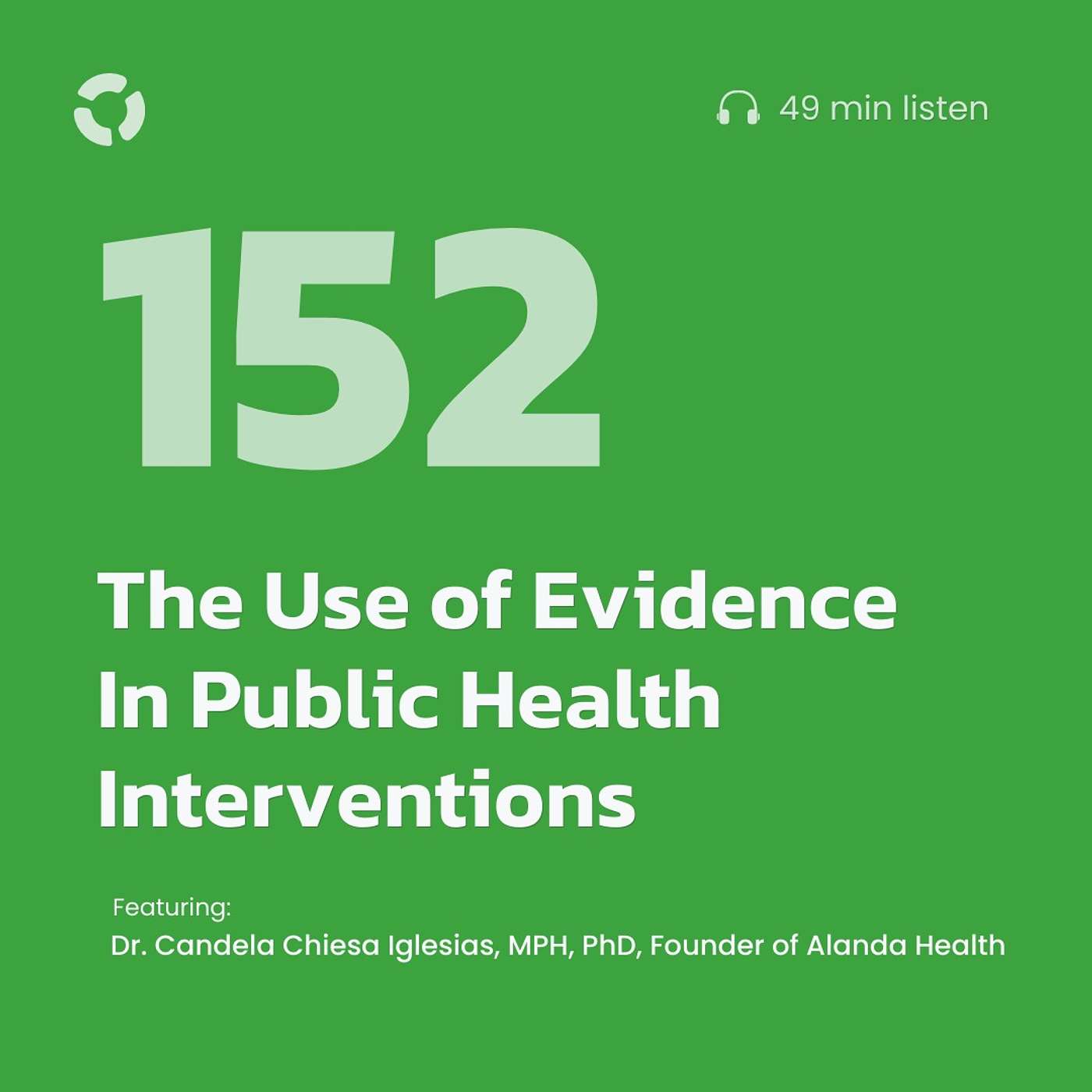 The Use of Evidence In Public Health Interventions ft. Dr. Candela Chiesa Iglesias, Founder of Alanda Health