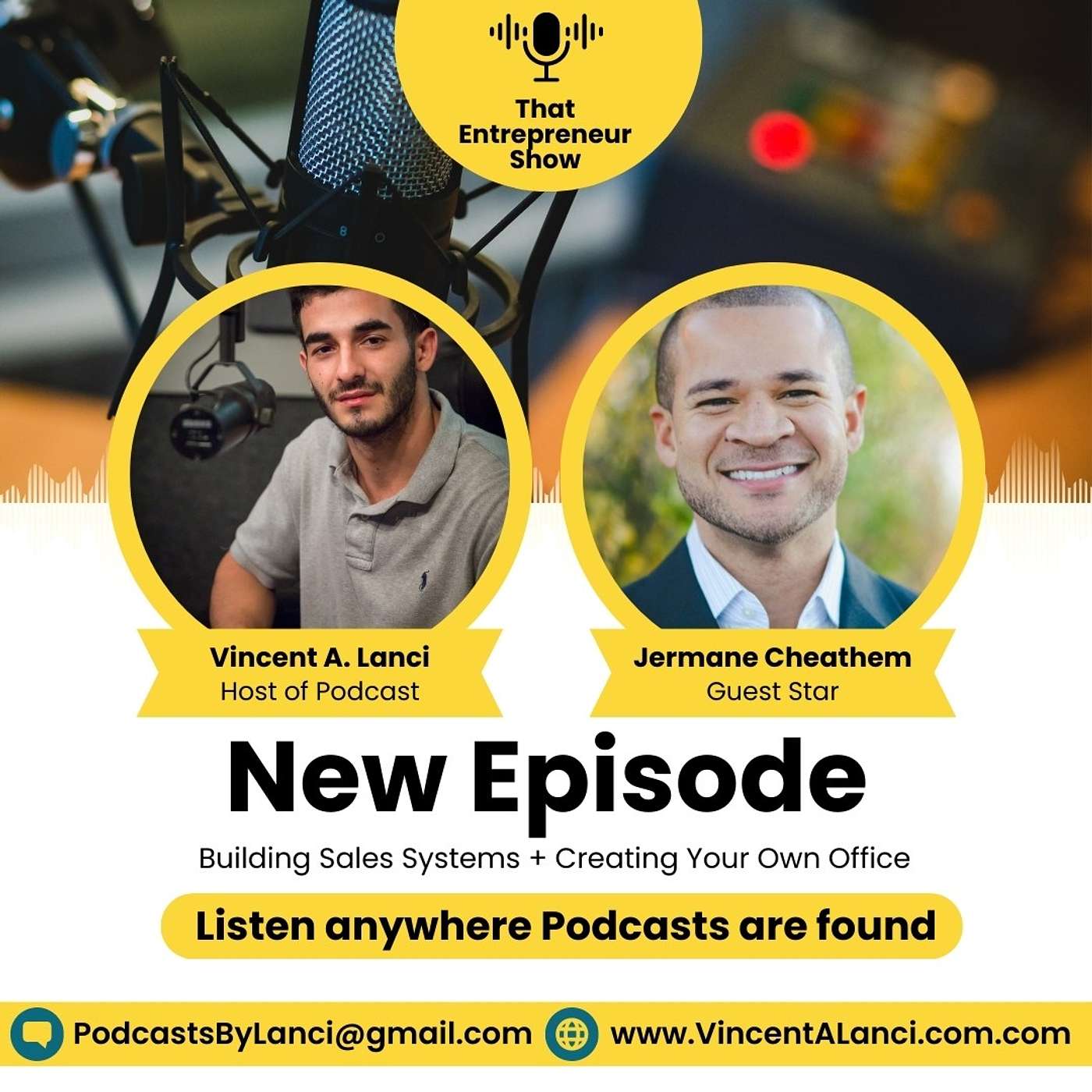 Building Sales Systems + Creating Your Own Office with Jermane Cheathem