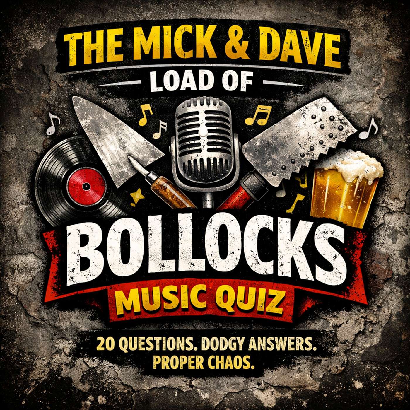The Mick and Dave Music Quiz, Theme Classic Rock Music Quiz volume 1