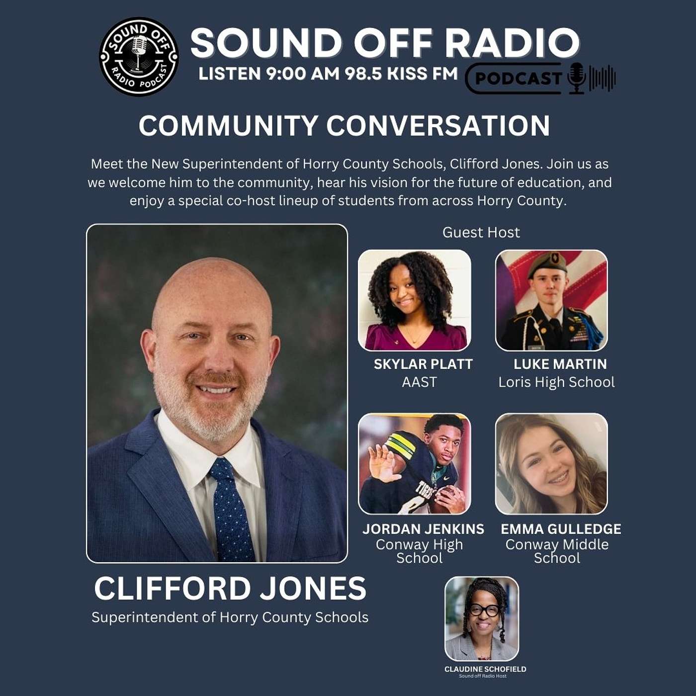 Community Conversation with Clifford Jones, Superintendent of Horry County Schools