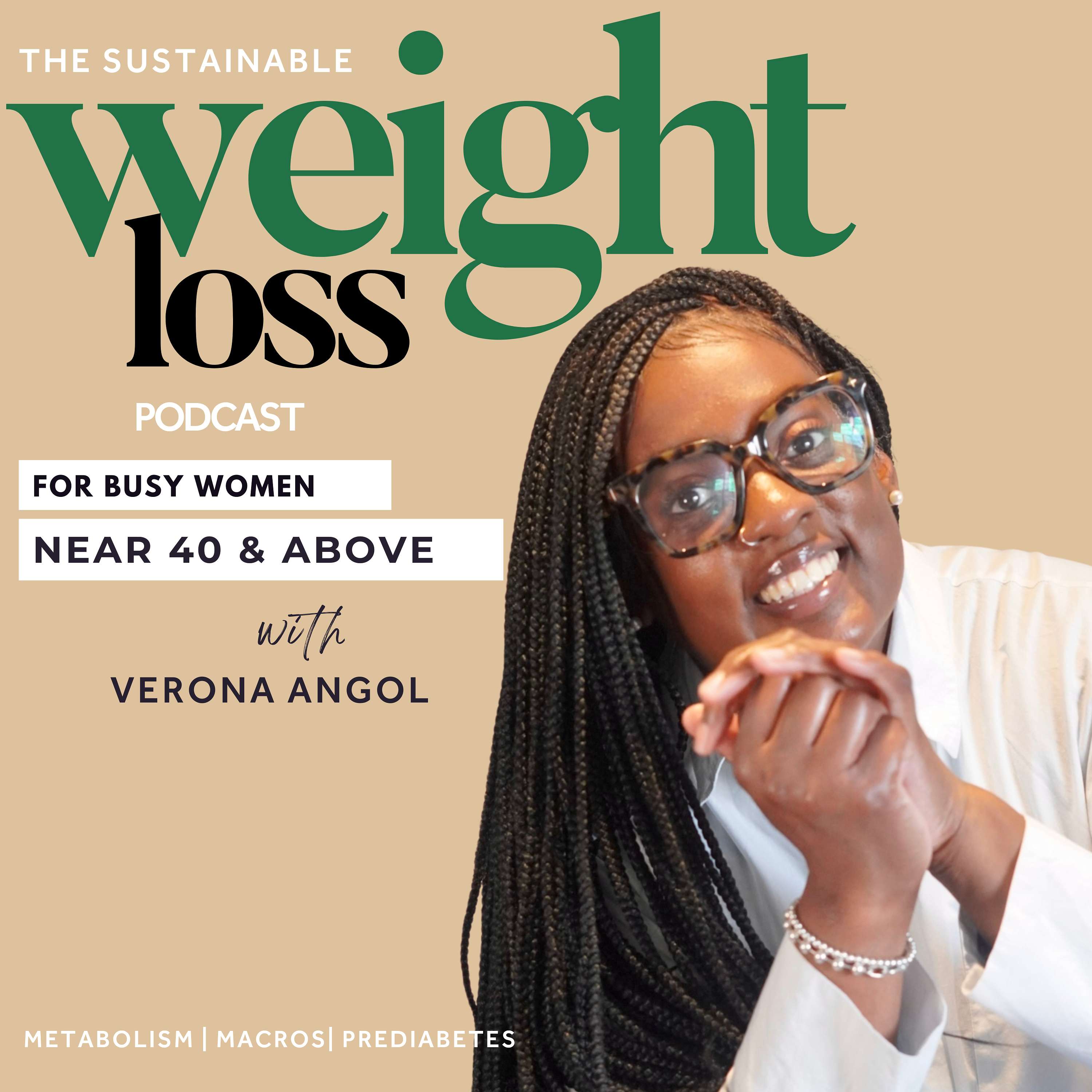 The Sustainable Weight Loss Podcast For Women Over 40 | Macros, Moms, Weight Loss, Meal Prep, Meal planning