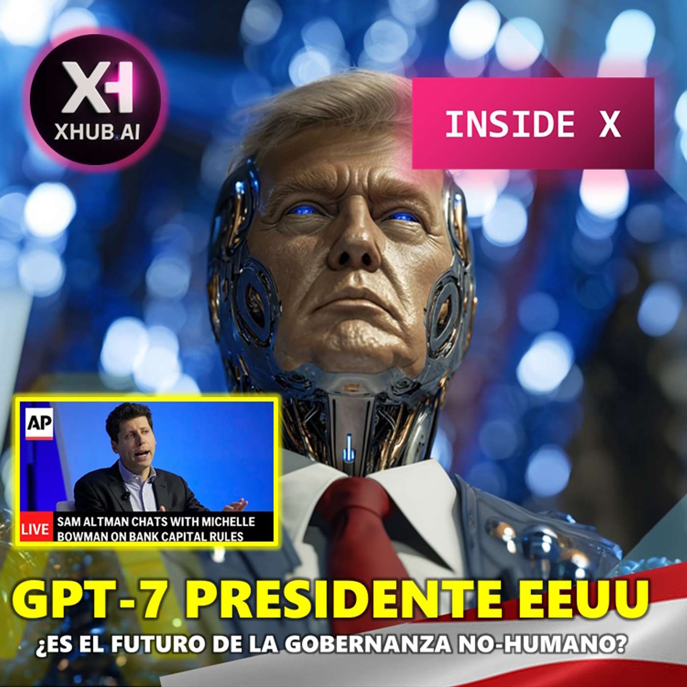 T5.E155. INSIDE X GPT-7 PRESIDENTE EEUU ¿Es el futuro de la gobernanza humana la AI?