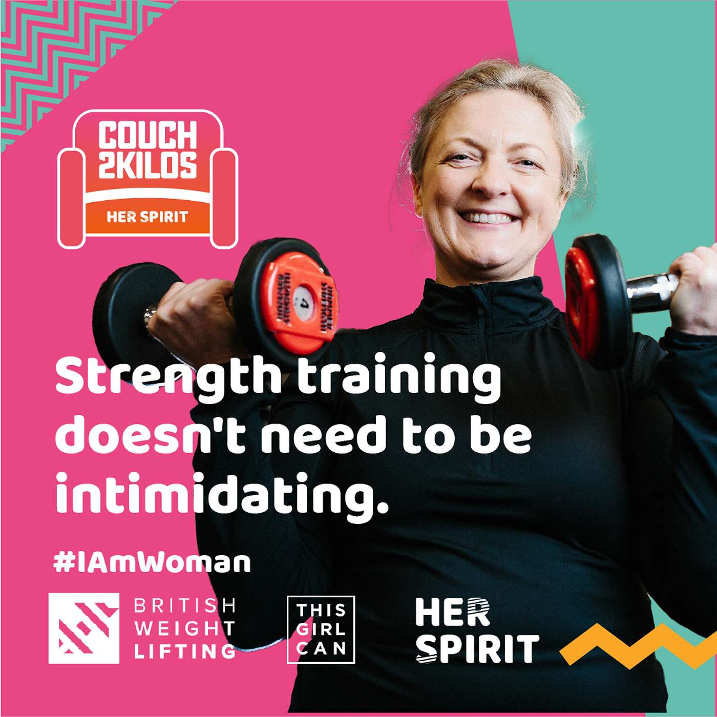 Louise Minchin catches up with Her Spirit Co-Founder Holly Woodford and all three Couch2Kilos coaches Becks, Elle and Mel to chat about the importance of strength training