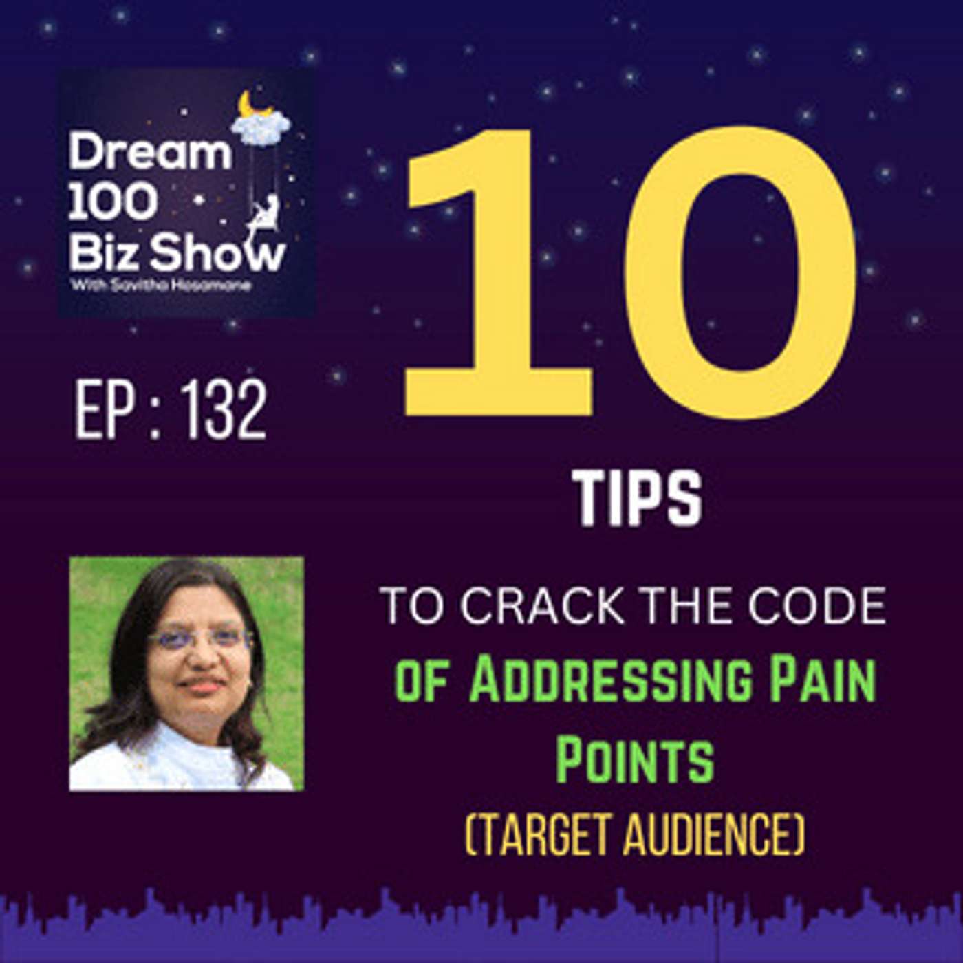 132nd Episode : Cracking the Code - Addressing Pain Points of target audience with Savitha Hosamane