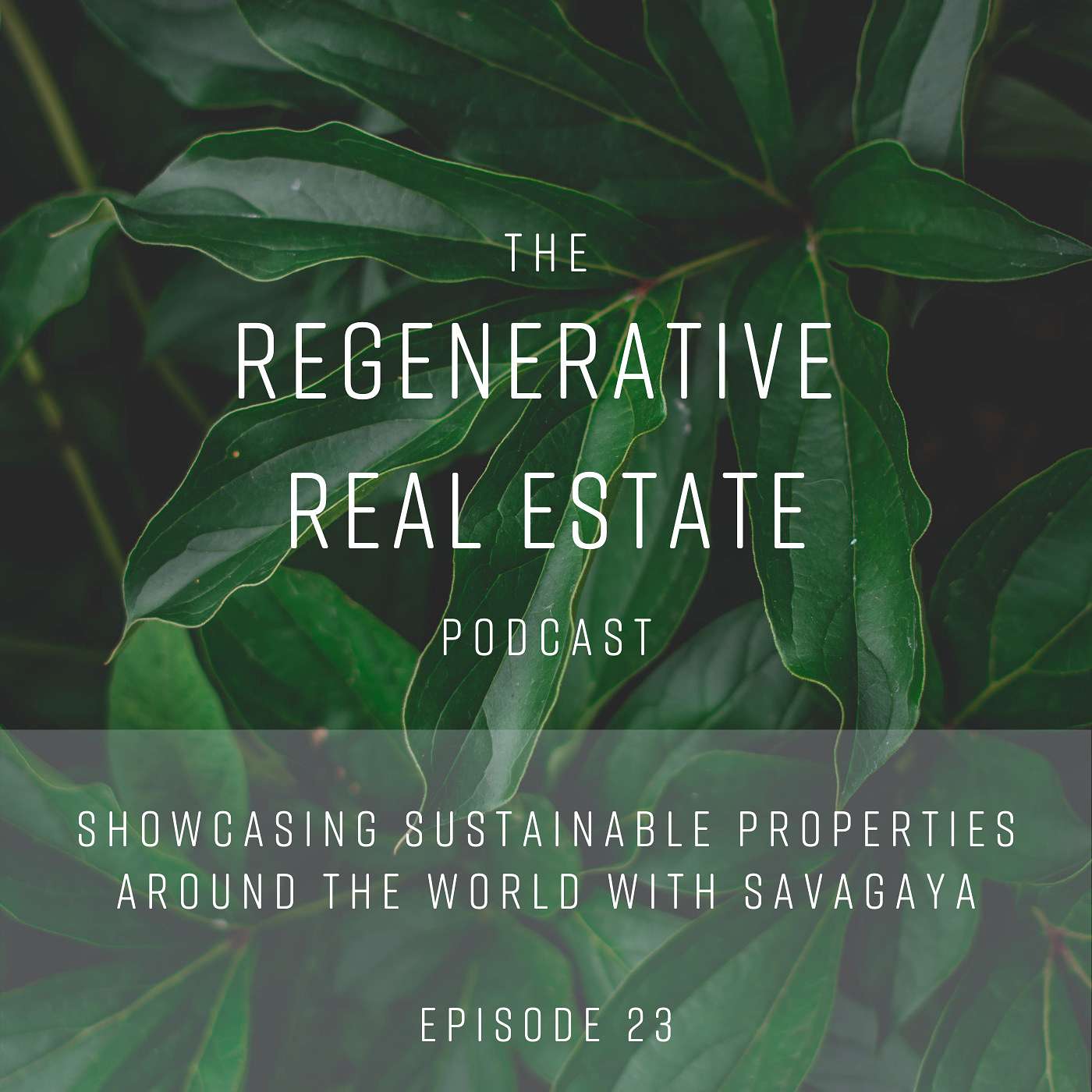 Showcasing sustainable properties around the world with Savagaya - podcast episode cover