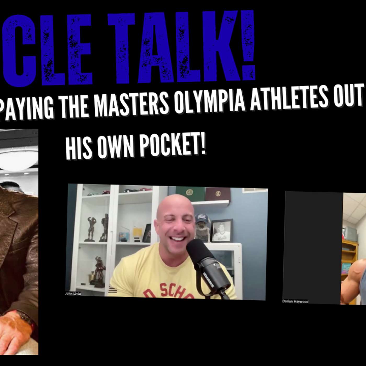 Muscle Talk! Jake Wood is Paying the Masters Olympia Athletes out of his Own Pocket!