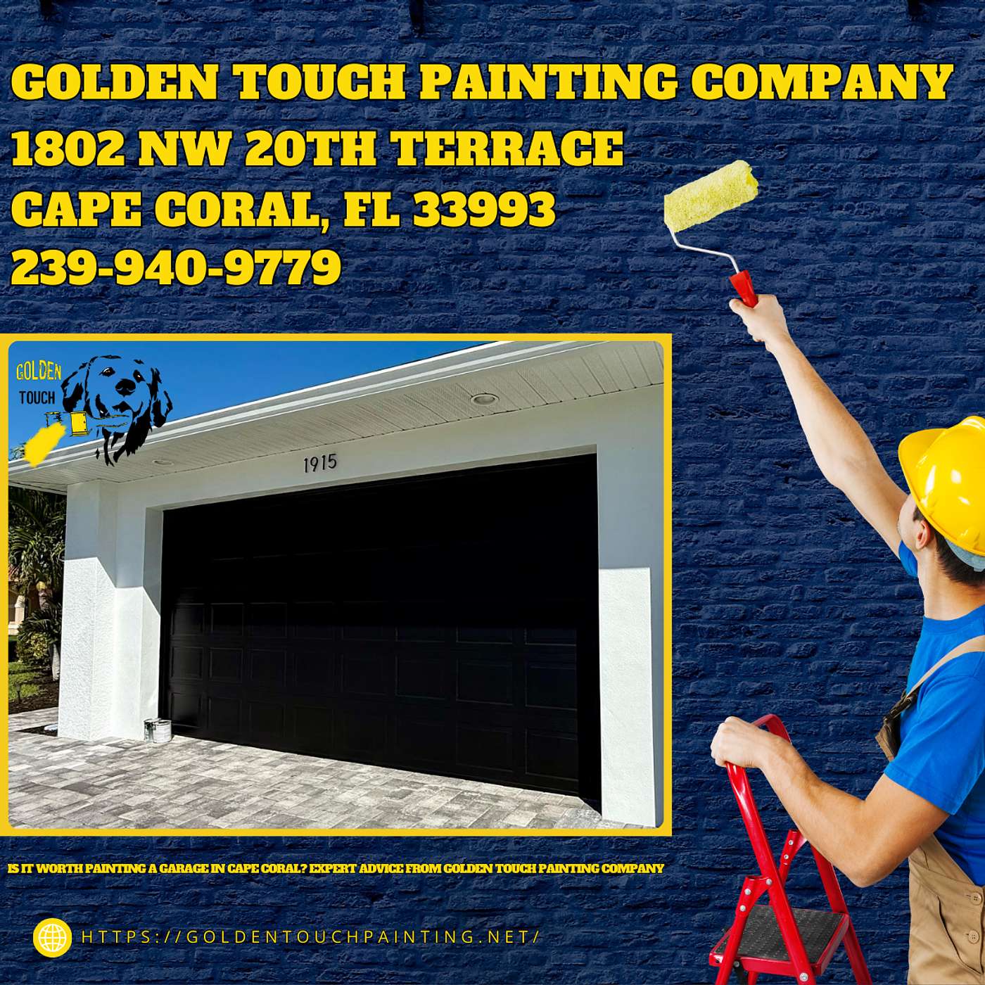Is It Worth Painting a Garage in Cape Coral? Expert Advice From Golden Touch Painting Company episode artwork
