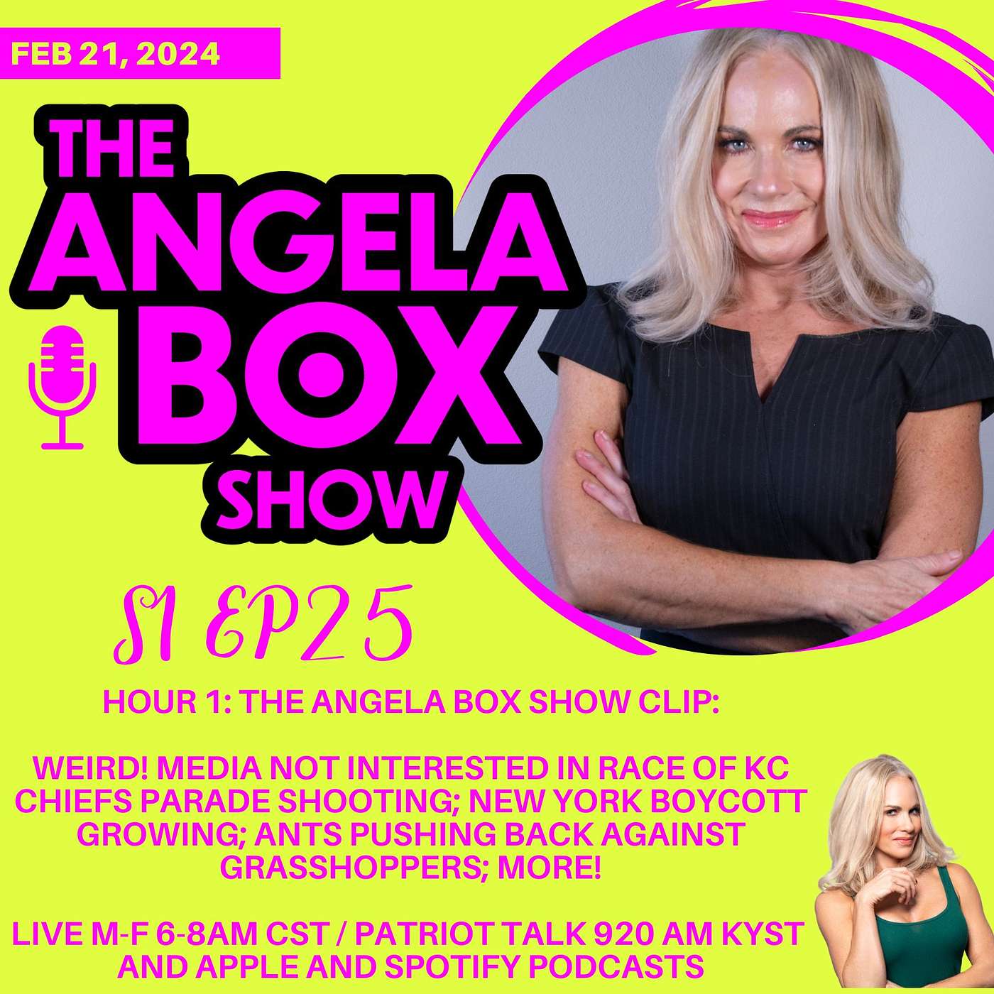 The Angela Box Show - February 21, 2024 S1 Ep25 - HOUR 1