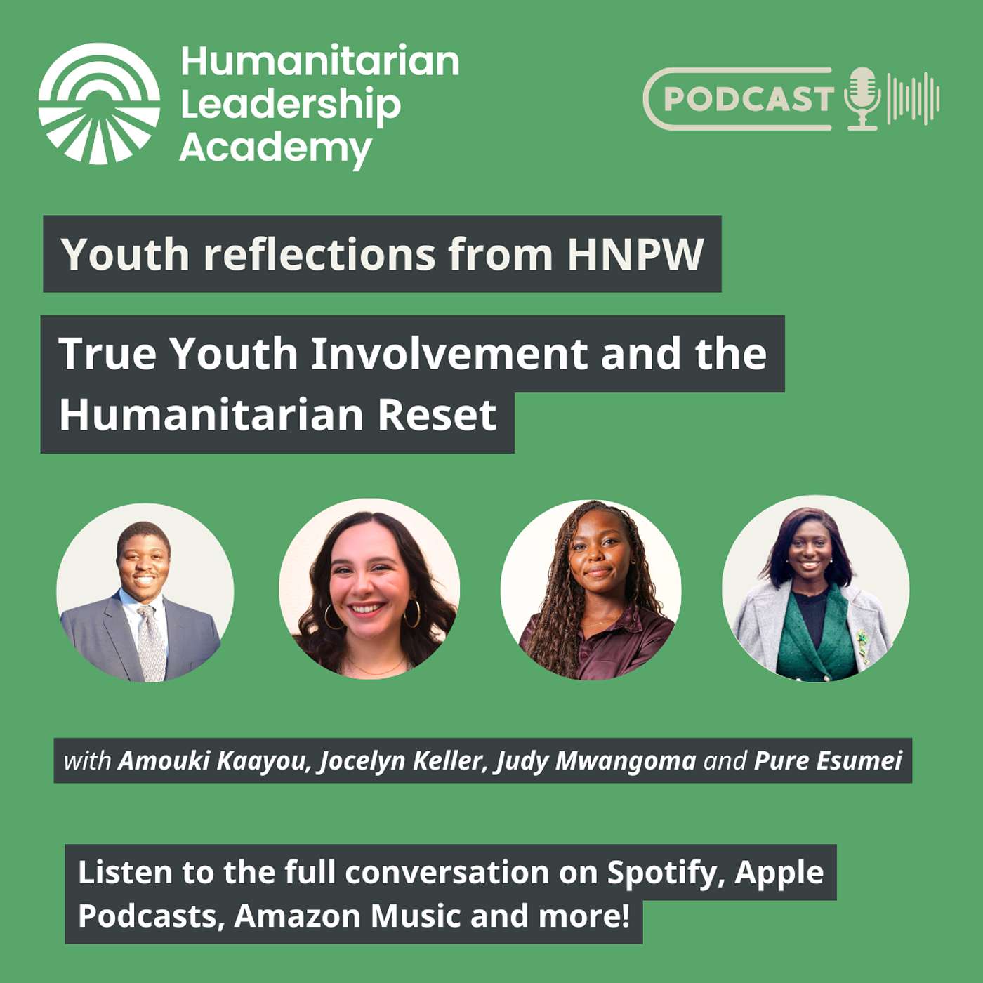 True Youth Involvement and the Humanitarian Reset