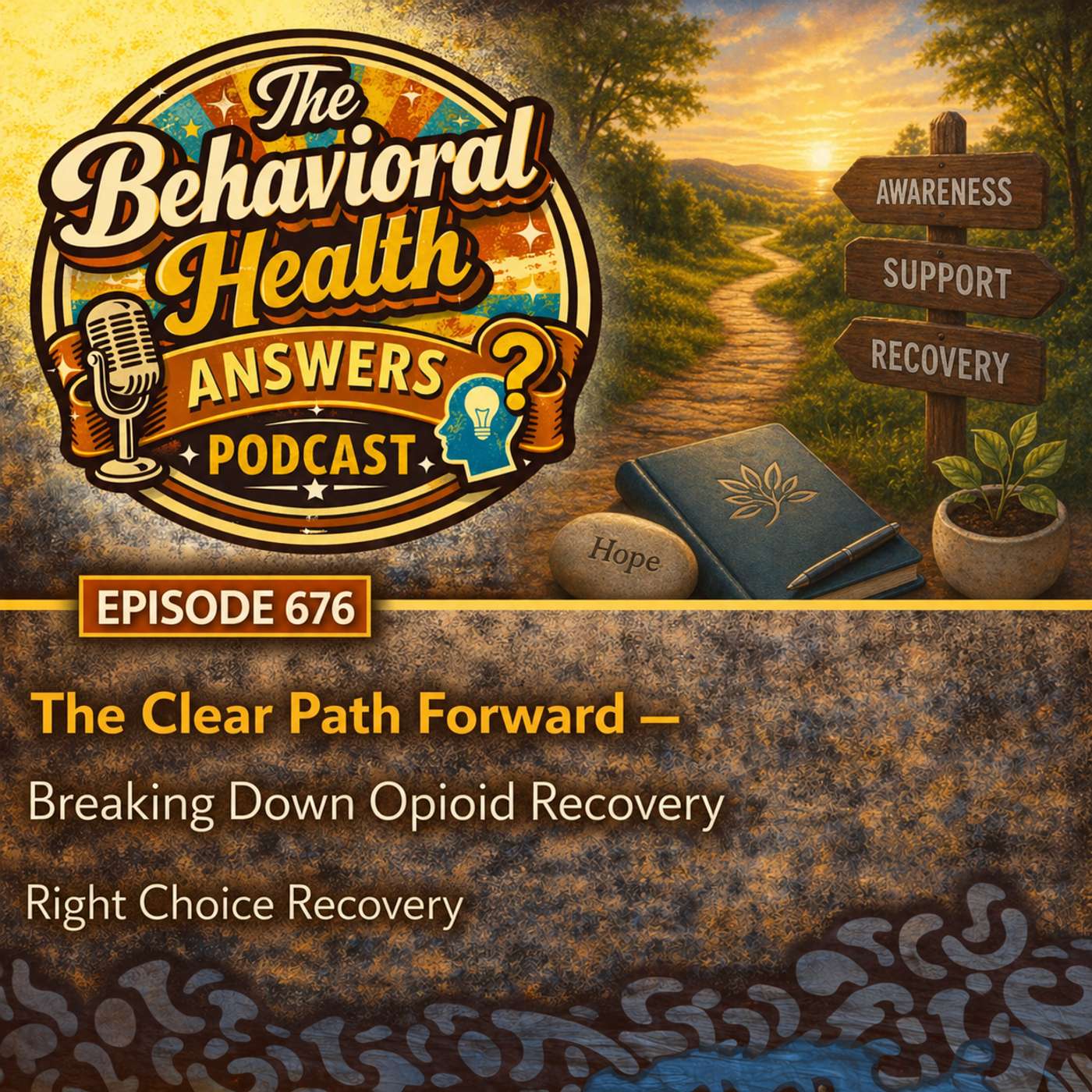 Episode 676: The Clear Path Forward - Breaking Down Opioid Recovery | Right Choice Recovery episode artwork