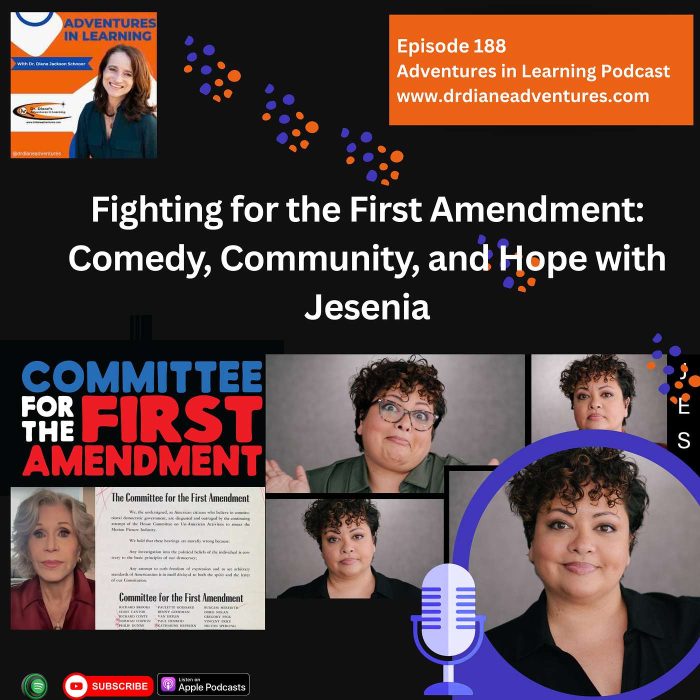 Fighting for the First Amendment: Comedy, Community, and Hope with Jesenia episode artwork