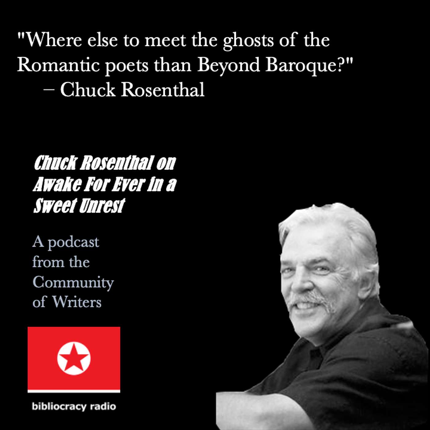 Bibliocracy Radio: Chuck Rosenthal on Awake For Ever in a Sweet Unrest episode artwork