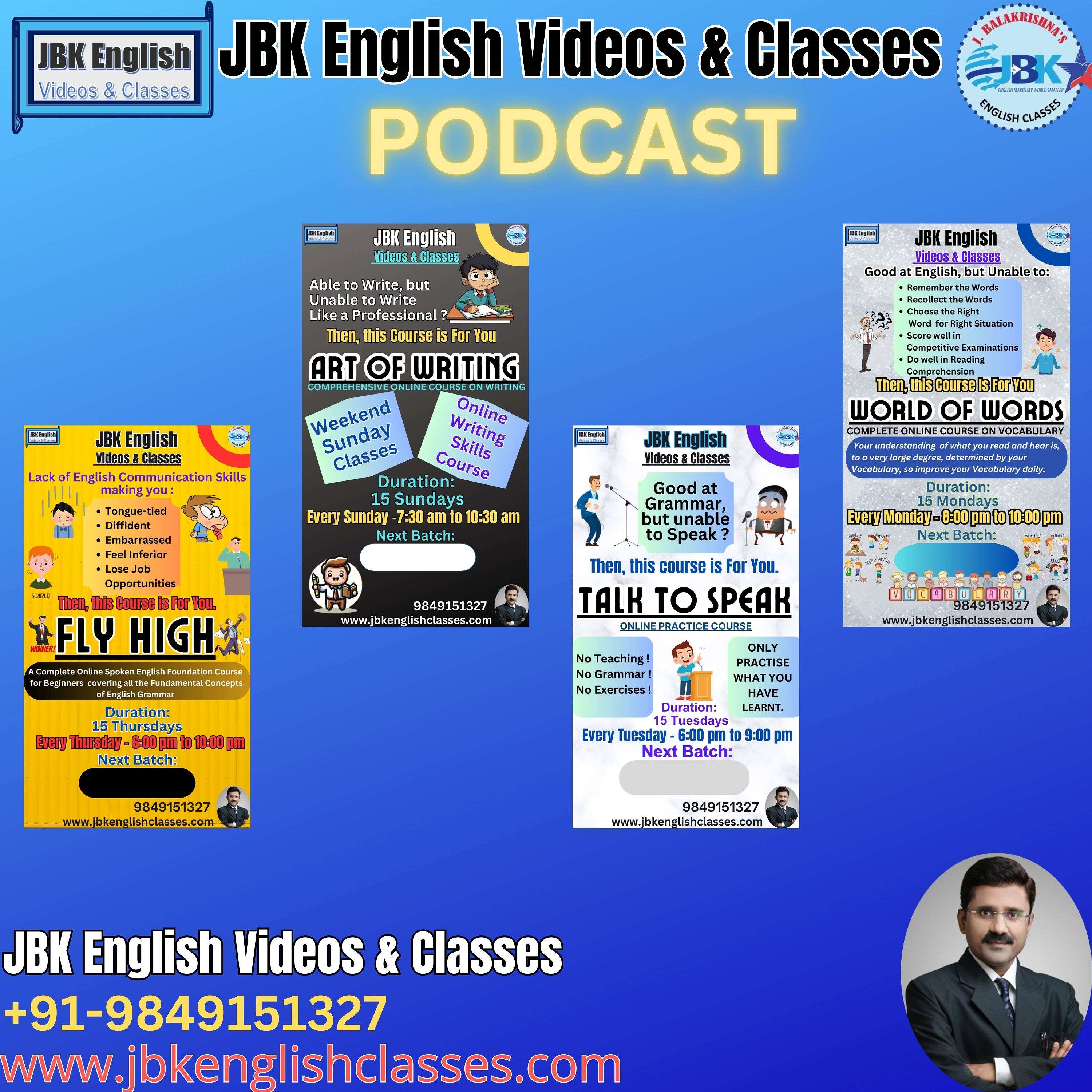 JBK English Videos & Classes