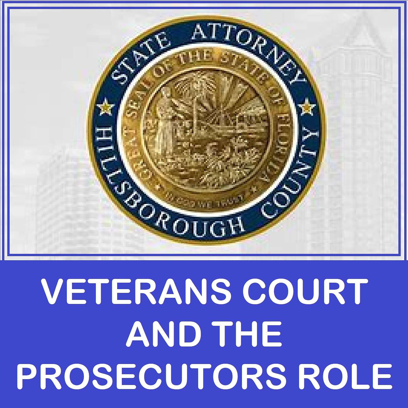 Veterans Treatment Court and the prosecutors role. See how the premier veterans court in the nation is recoving broken lives and repairing families. The prosecutor is plays a key role in making this process work.