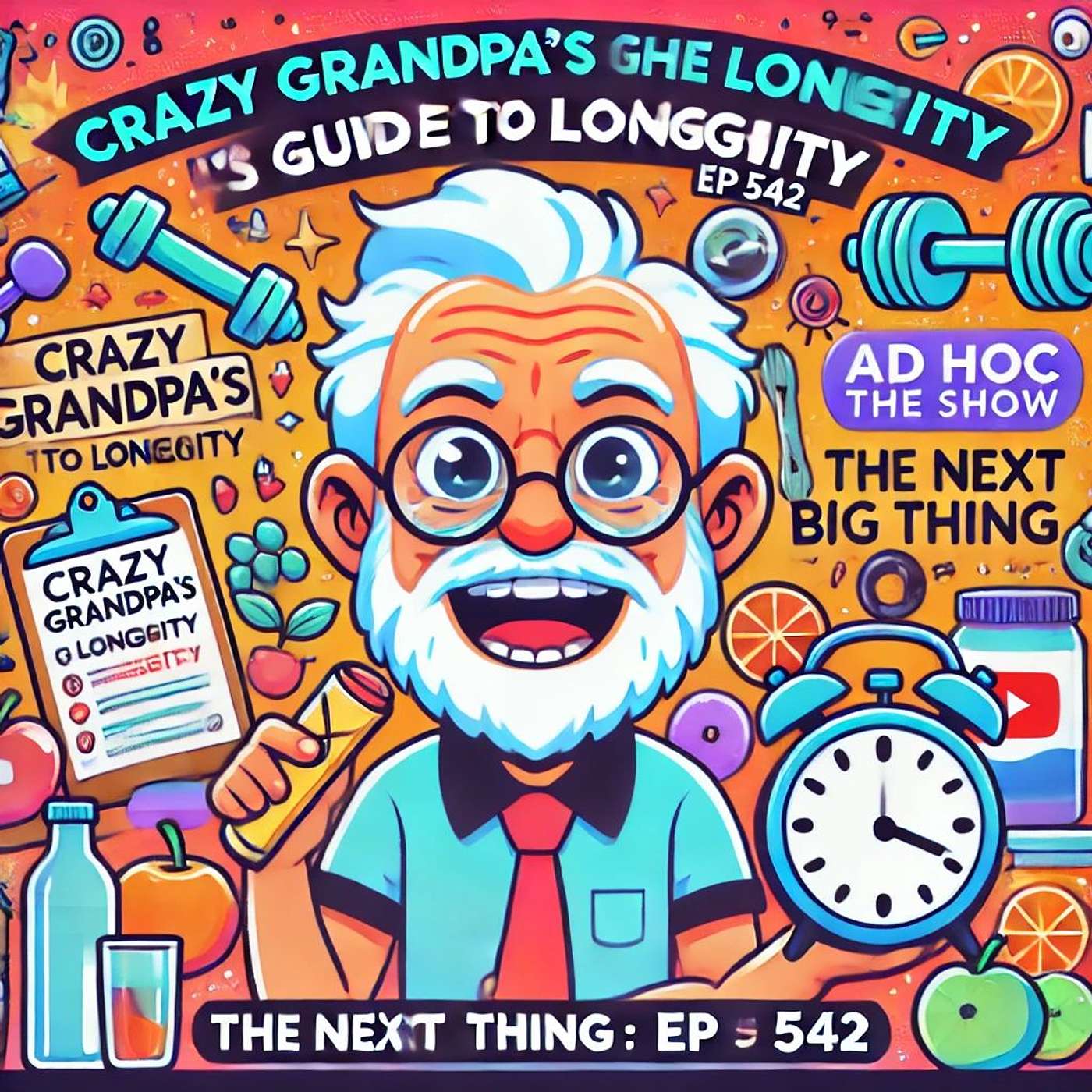 Crazy Grandpa’s Guide to Longevity: The Next Big Thing | Ad Hoc The Show Ep 542 episode artwork
