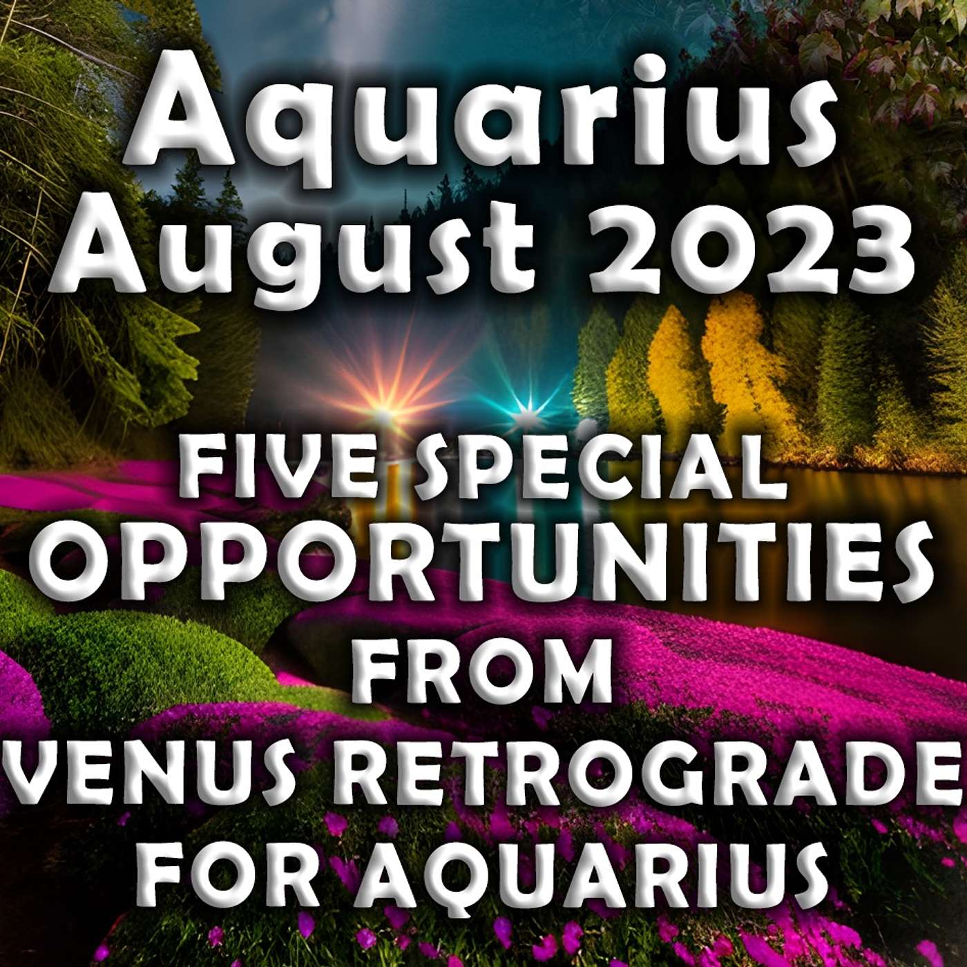 Aquarius August 2023 FIVE SPECIAL OPP'S for AQUARIUS from VENUS RETRO in AUGUST Astrology Horoscope