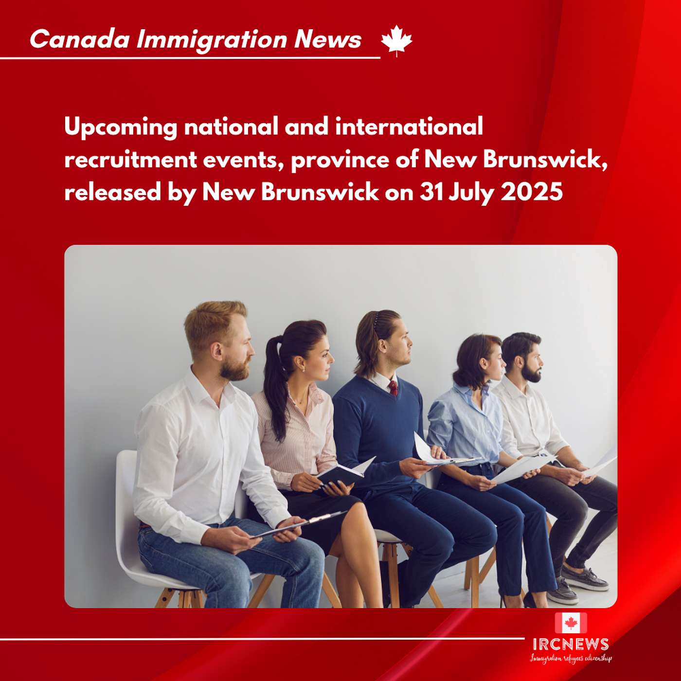 Upcoming national and international recruitment events, province of New Brunswick, released by New Brunswick on 31 July 2025 episode artwork