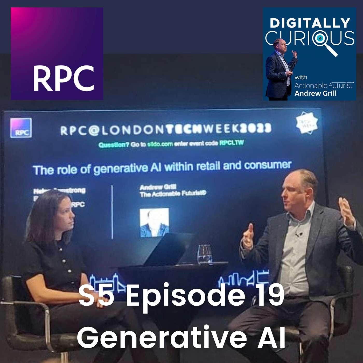S5 Episode 19: Unlocking Generative AI’s Potential: Ethics, Creativity, and Impact – recorded LIVE at London Tech Week