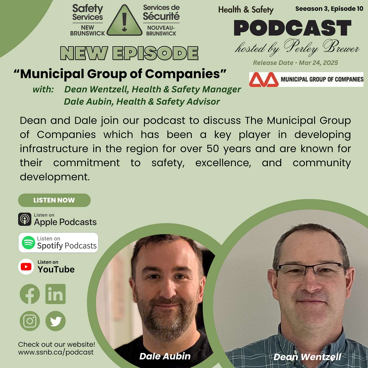Health & Safety at The Municipal Group of Companies - Dean Wentzell & Dale Aubin